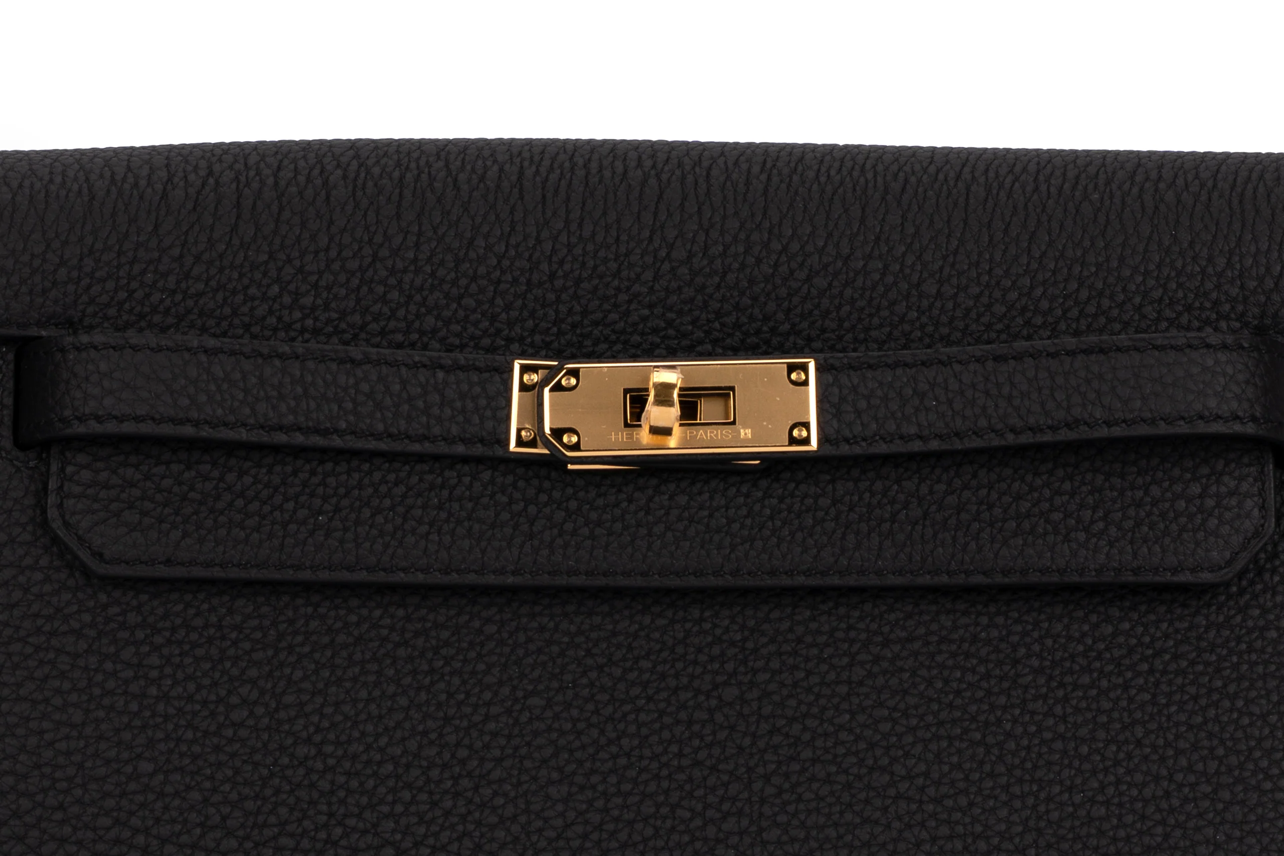Hermès		Kelly 25 Depeches		Togo	Noir	GHW - Image 4