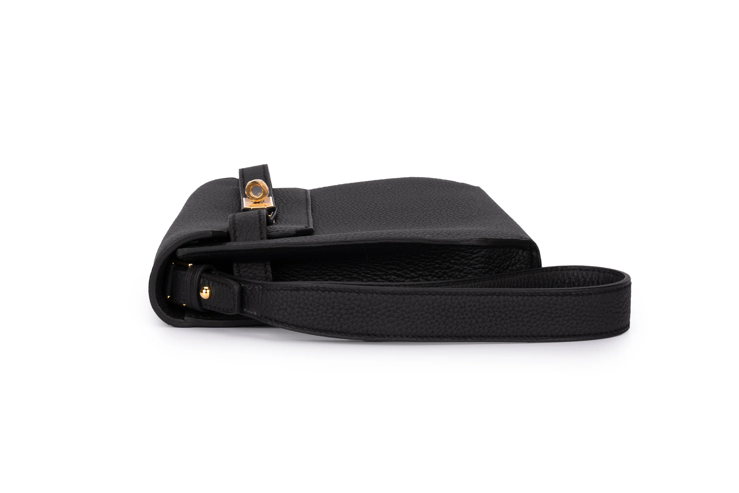 Hermès		Kelly 25 Depeches		Togo	Noir	GHW - Image 8