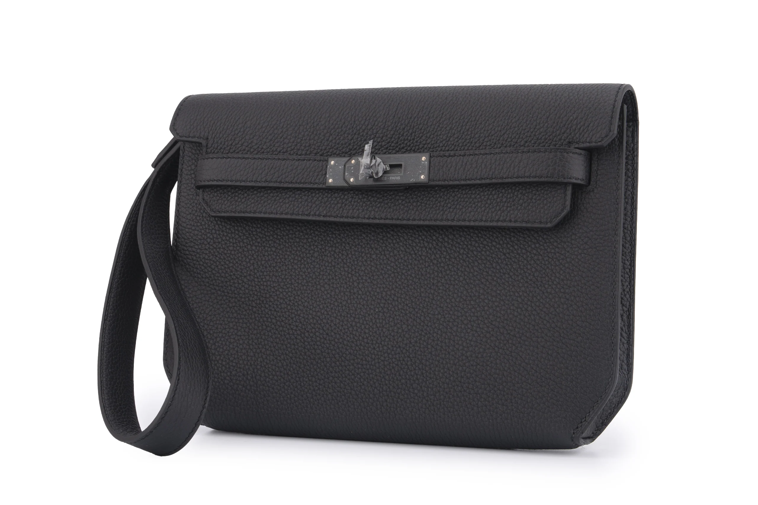 Hermès Kelly 25 Depeches	Togo Noir	Monochrome - Image 2