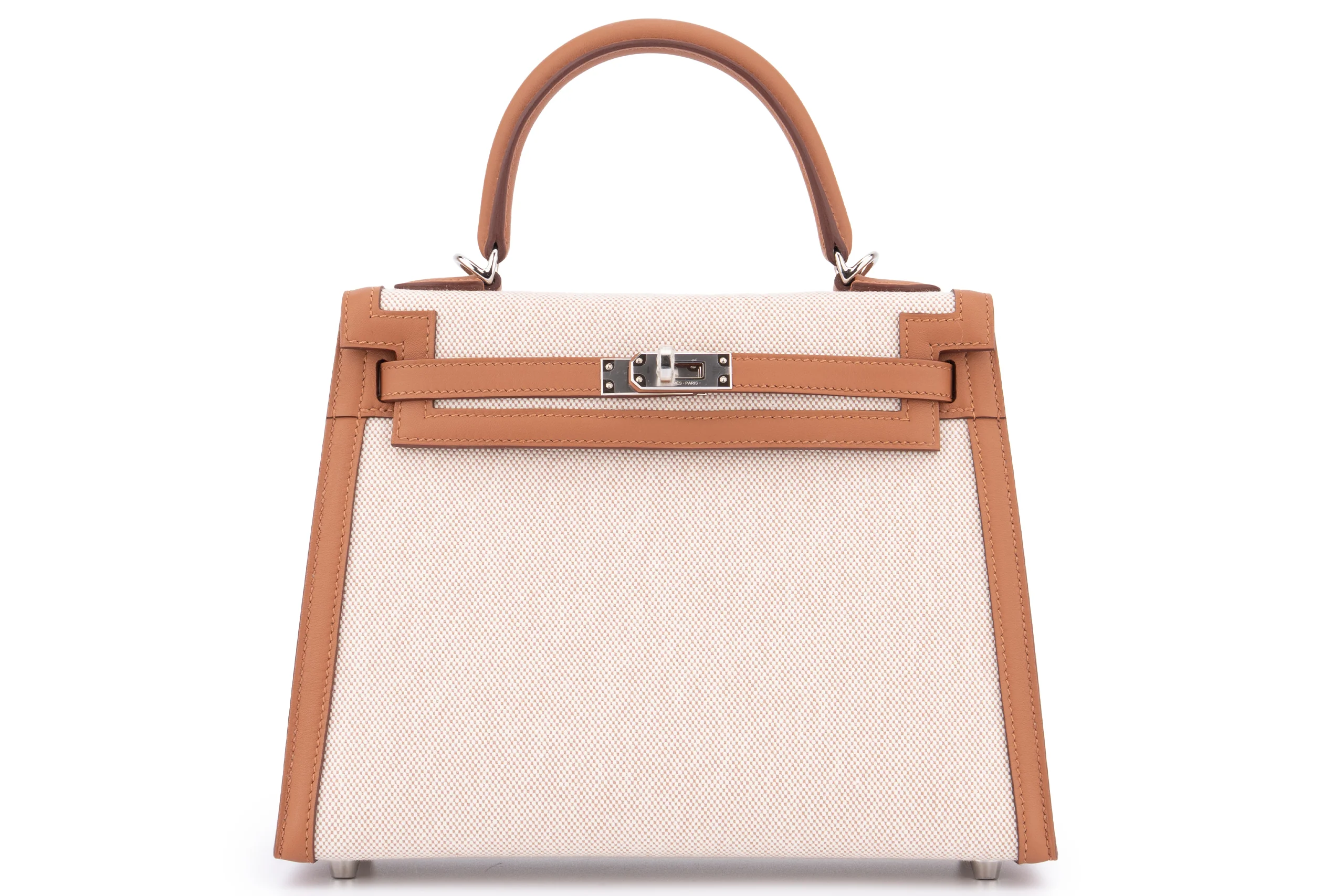 Hermès Kelly 25 Ecru  Beige/Gold PHW
