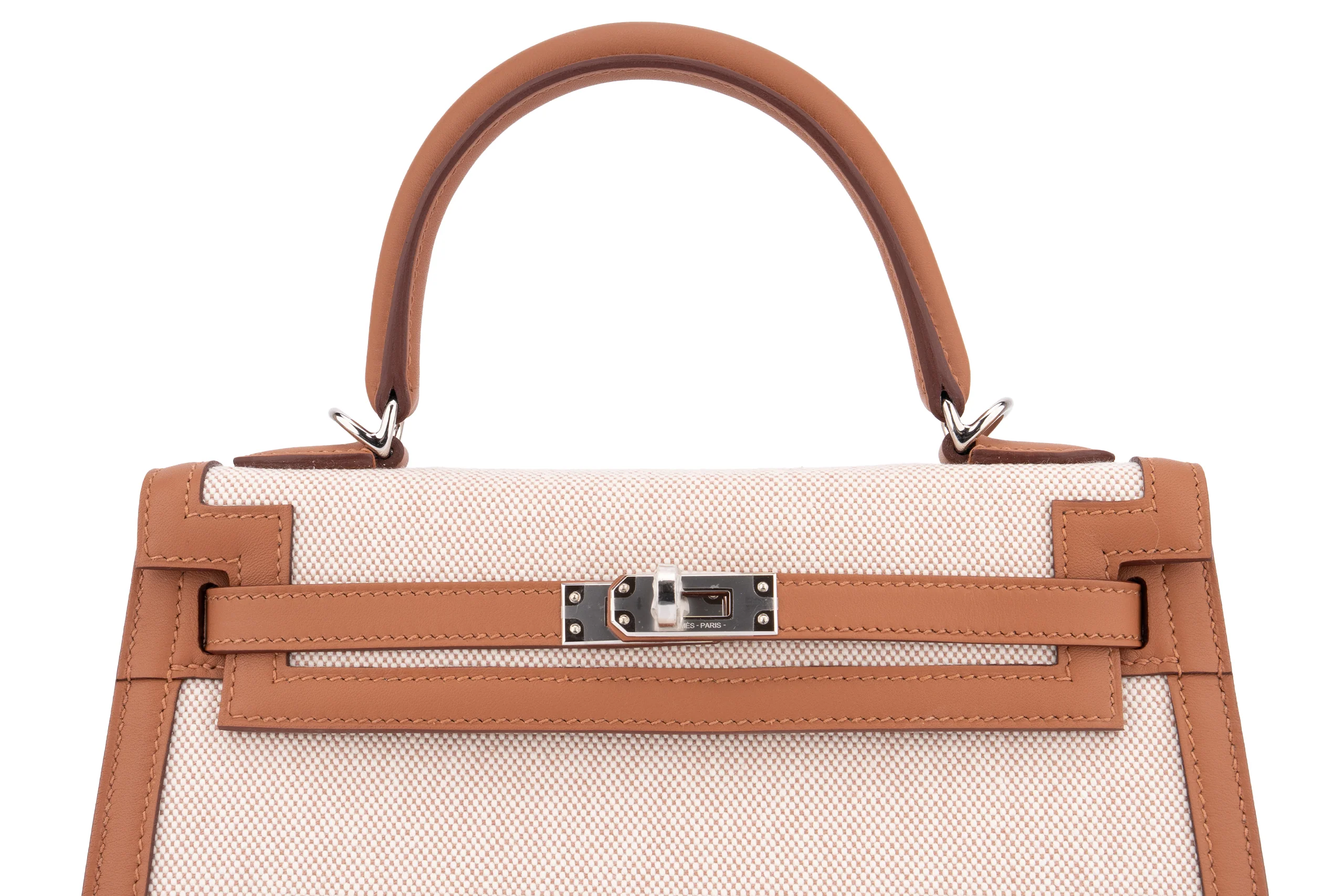 Hermès Kelly 25 Ecru  Beige/Gold PHW - Image 7