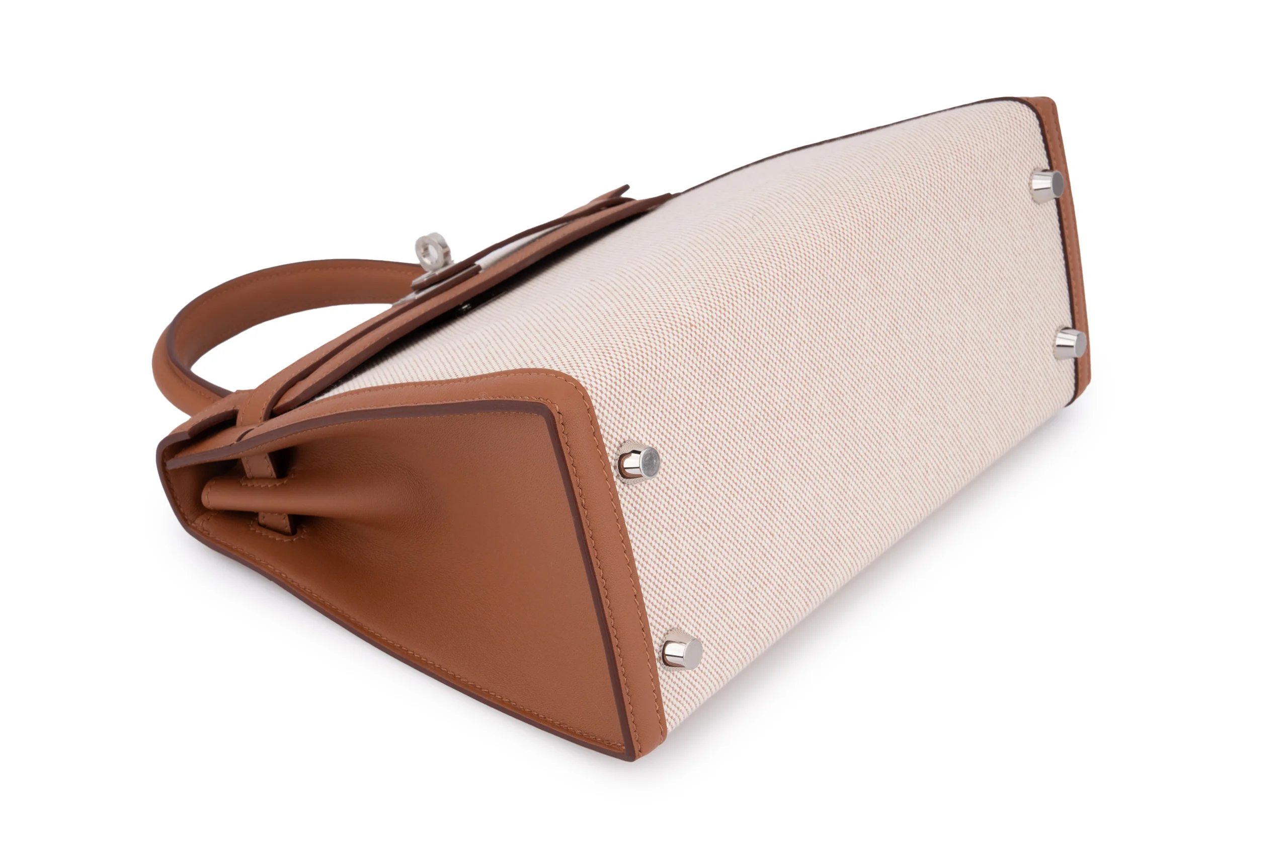 Hermès Kelly 25 Ecru  Beige/Gold PHW - Image 9