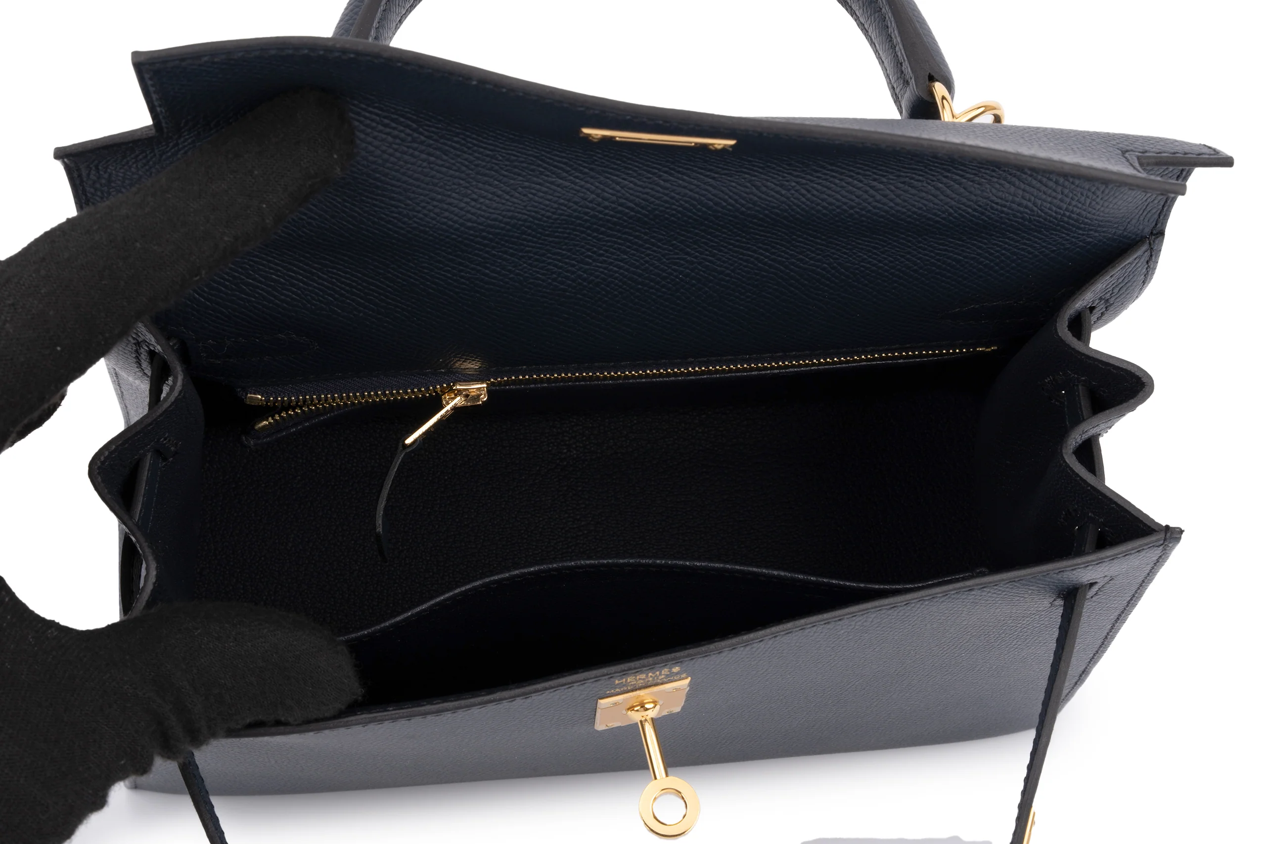 Hermès Kelly 25		Epsom  	Blue Indigo	GHW - Image 10