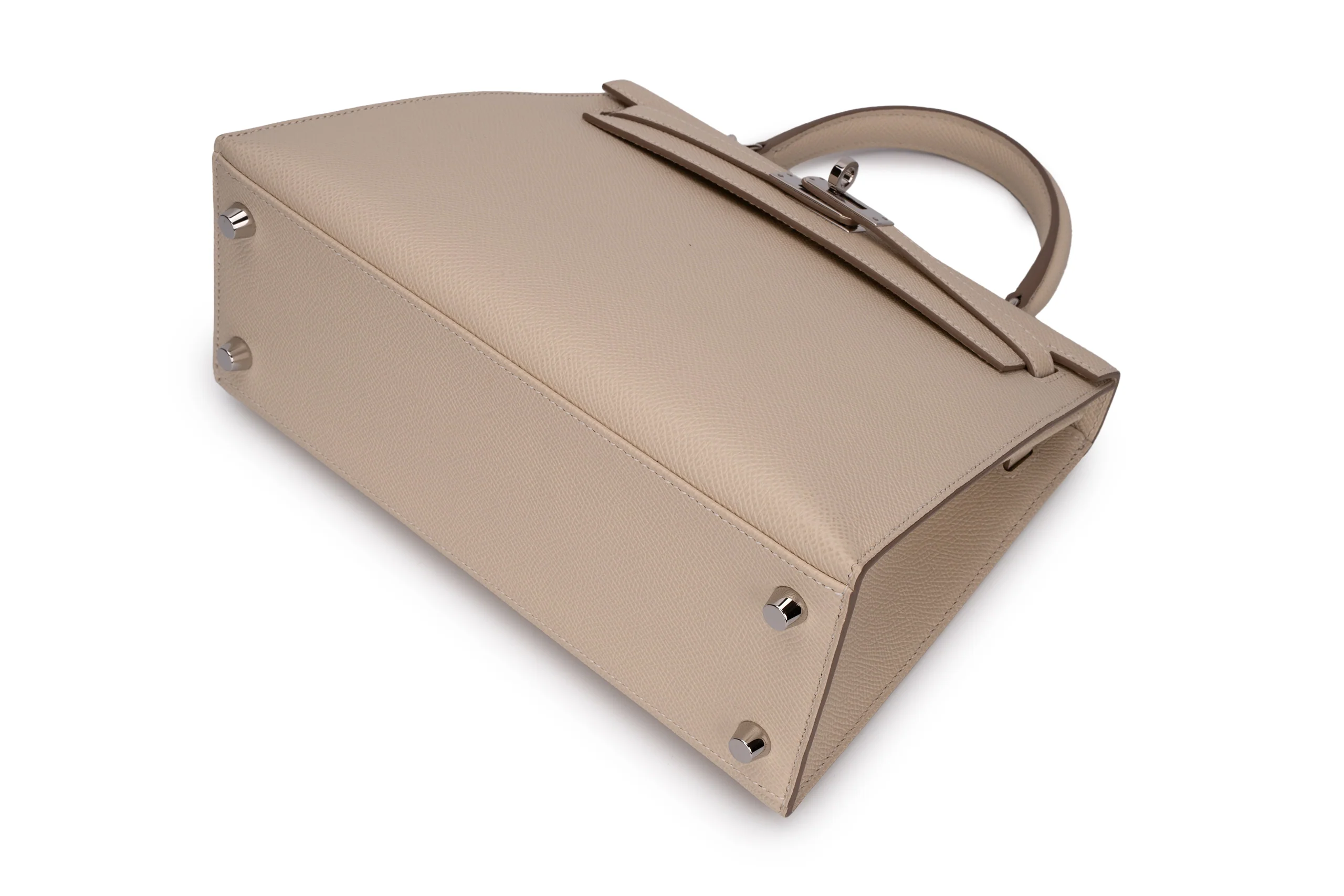 Hermès		Kelly 25	Epsom	Craie	PHW - Image 12
