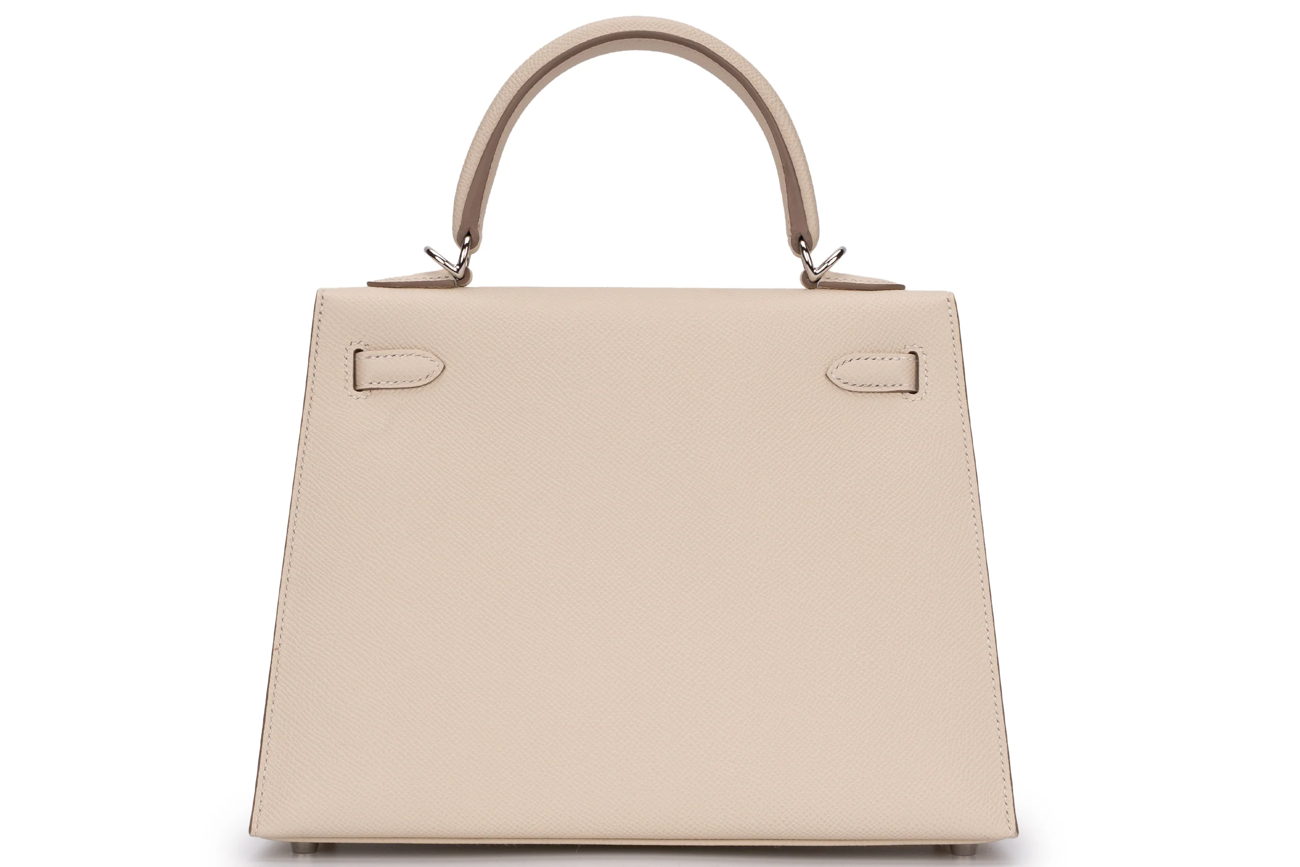 Hermès		Kelly 25	Epsom	Craie	PHW - Image 4
