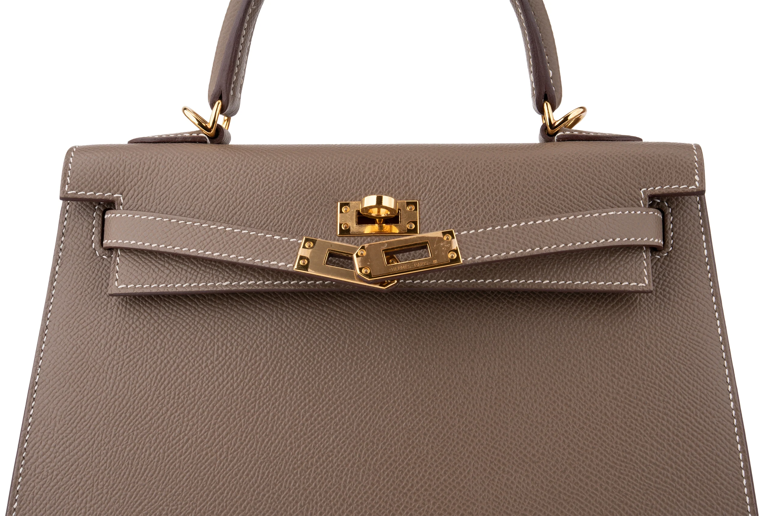 Hermès Kelly 25 Epsom Etoupe GHW - Image 8