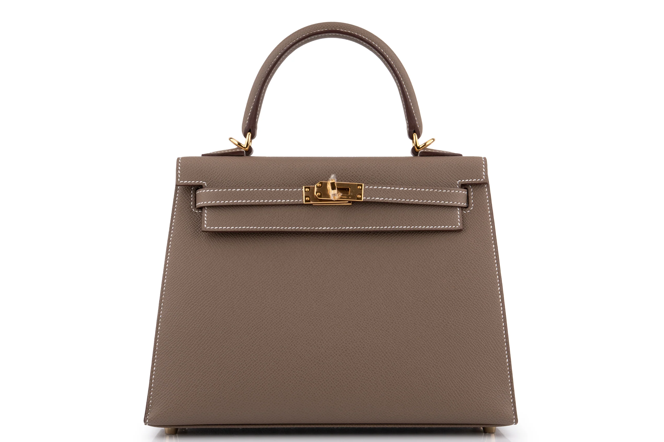 Hermès Kelly 25 Epsom Etoupe GHW