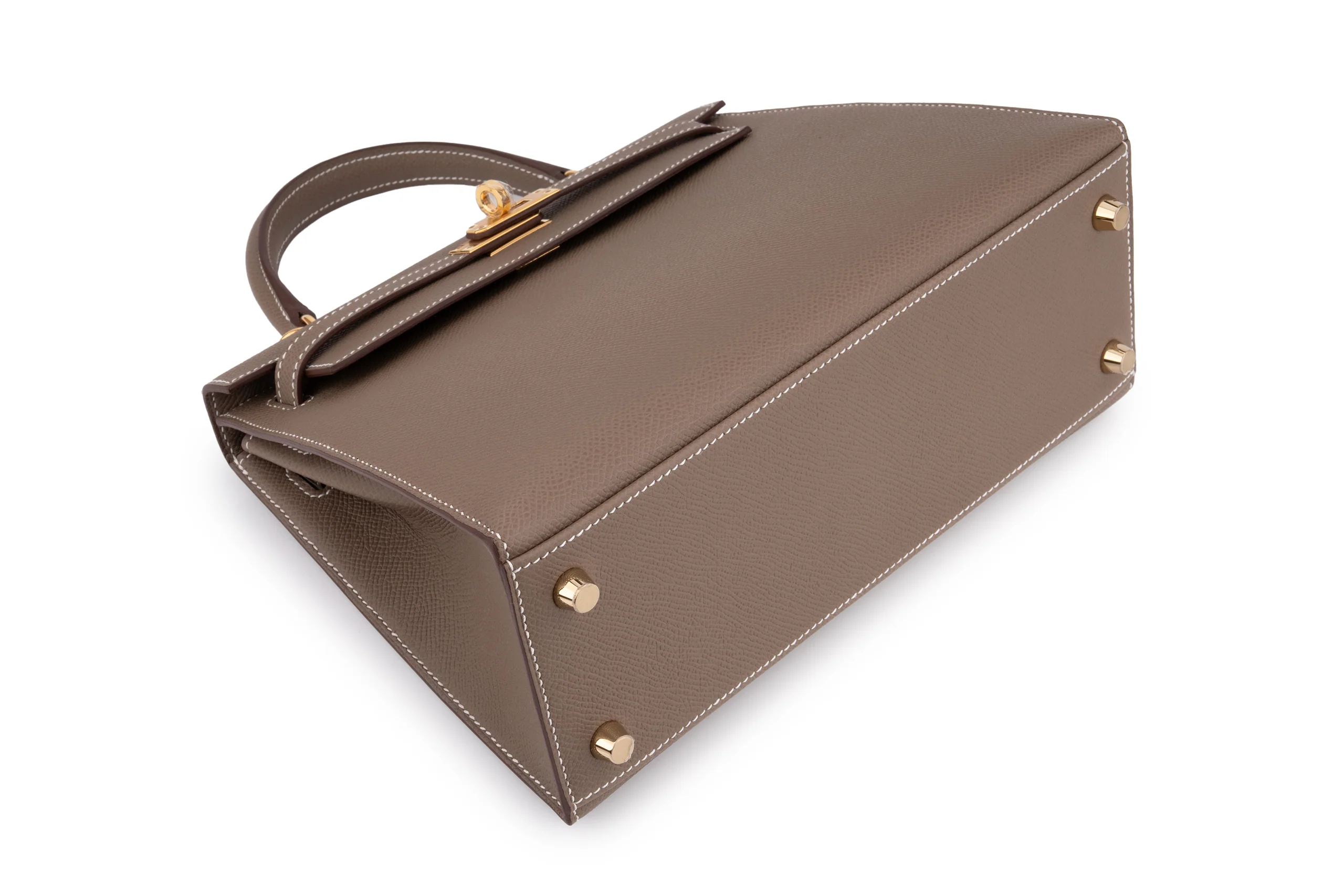 Hermès Kelly 25 Epsom Etoupe GHW - Image 9