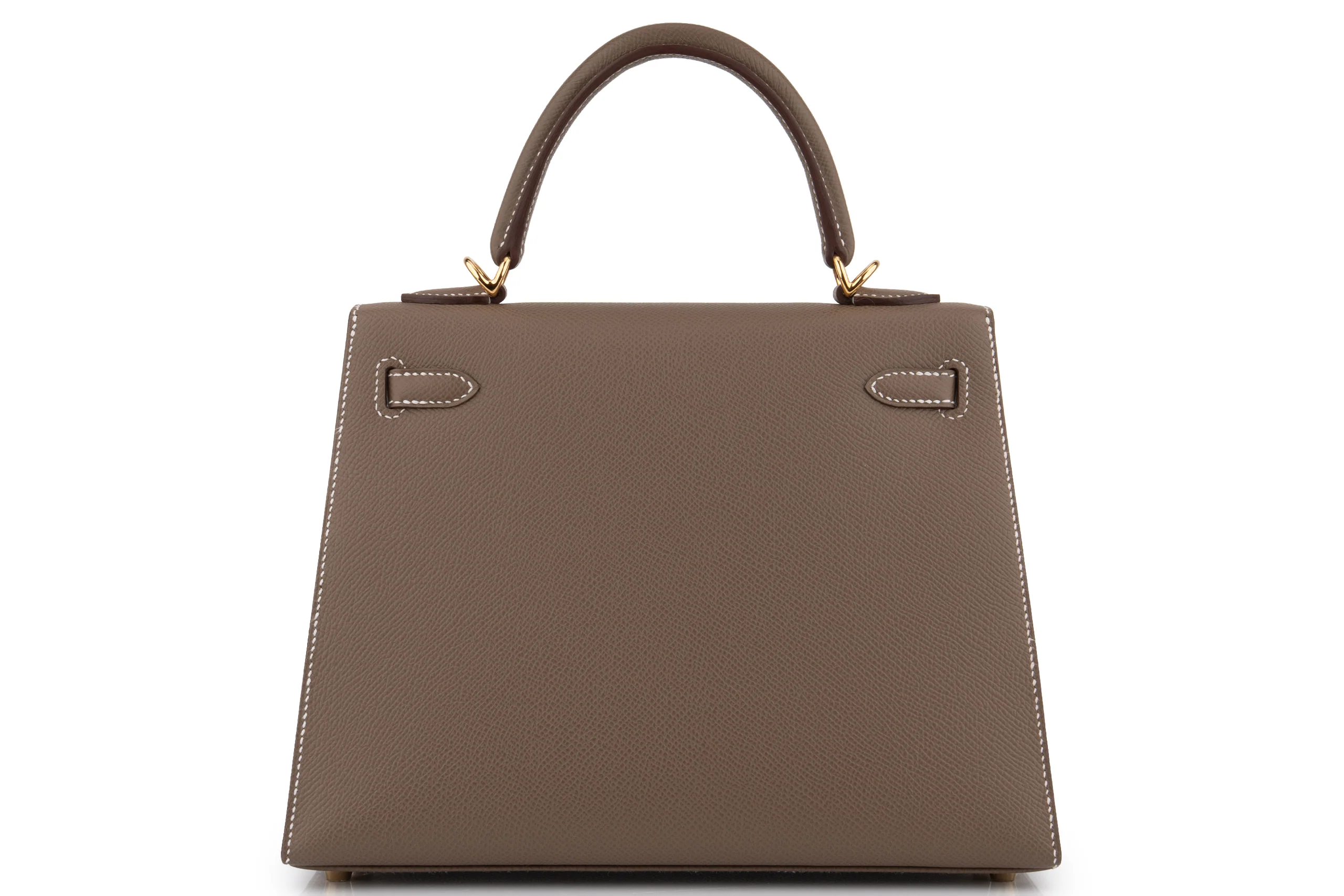 Hermès Kelly 25 		Epsom 	Etoupe 	GHW - Image 3