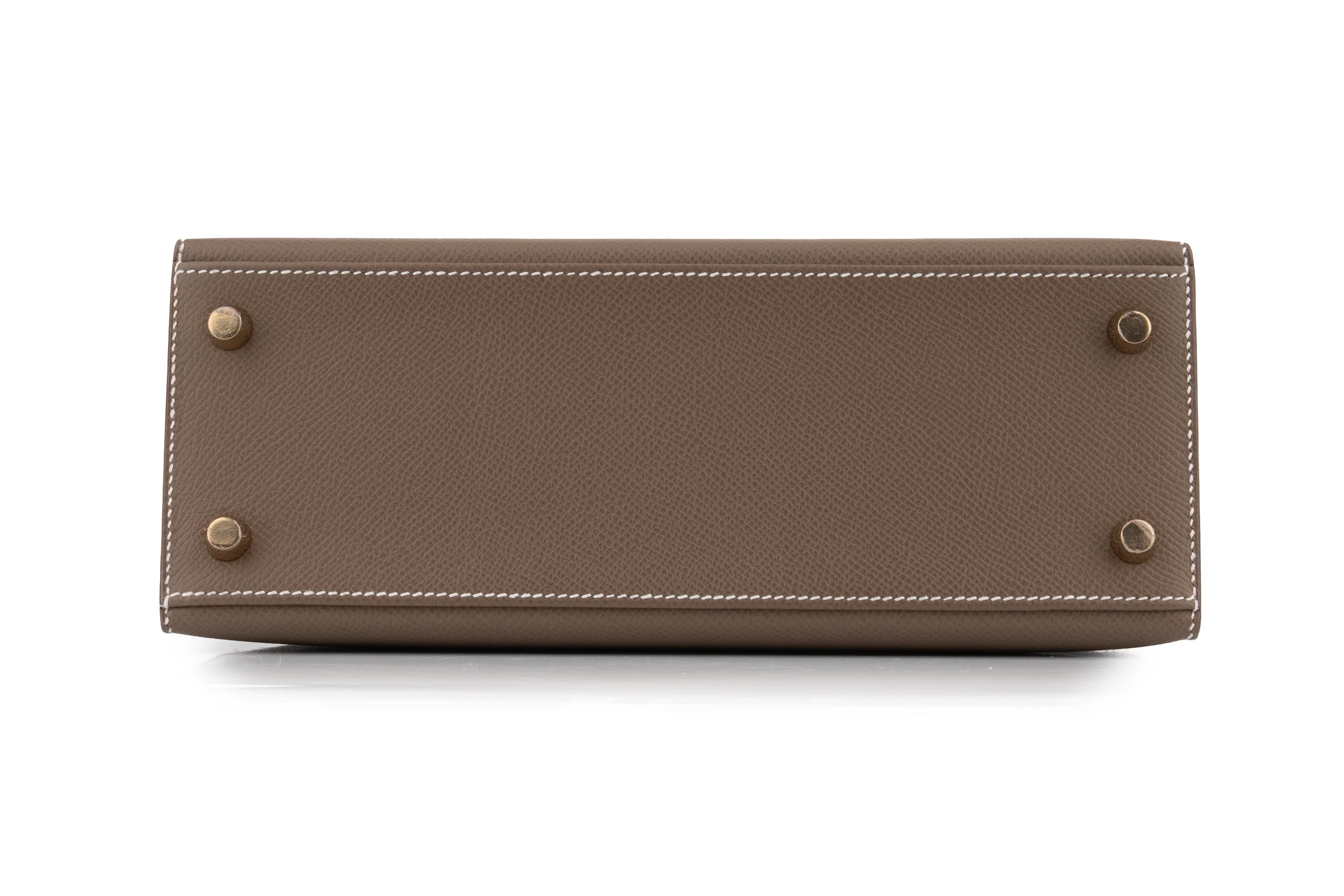 Hermès Kelly 25 		Epsom 	Etoupe 	GHW - Image 5