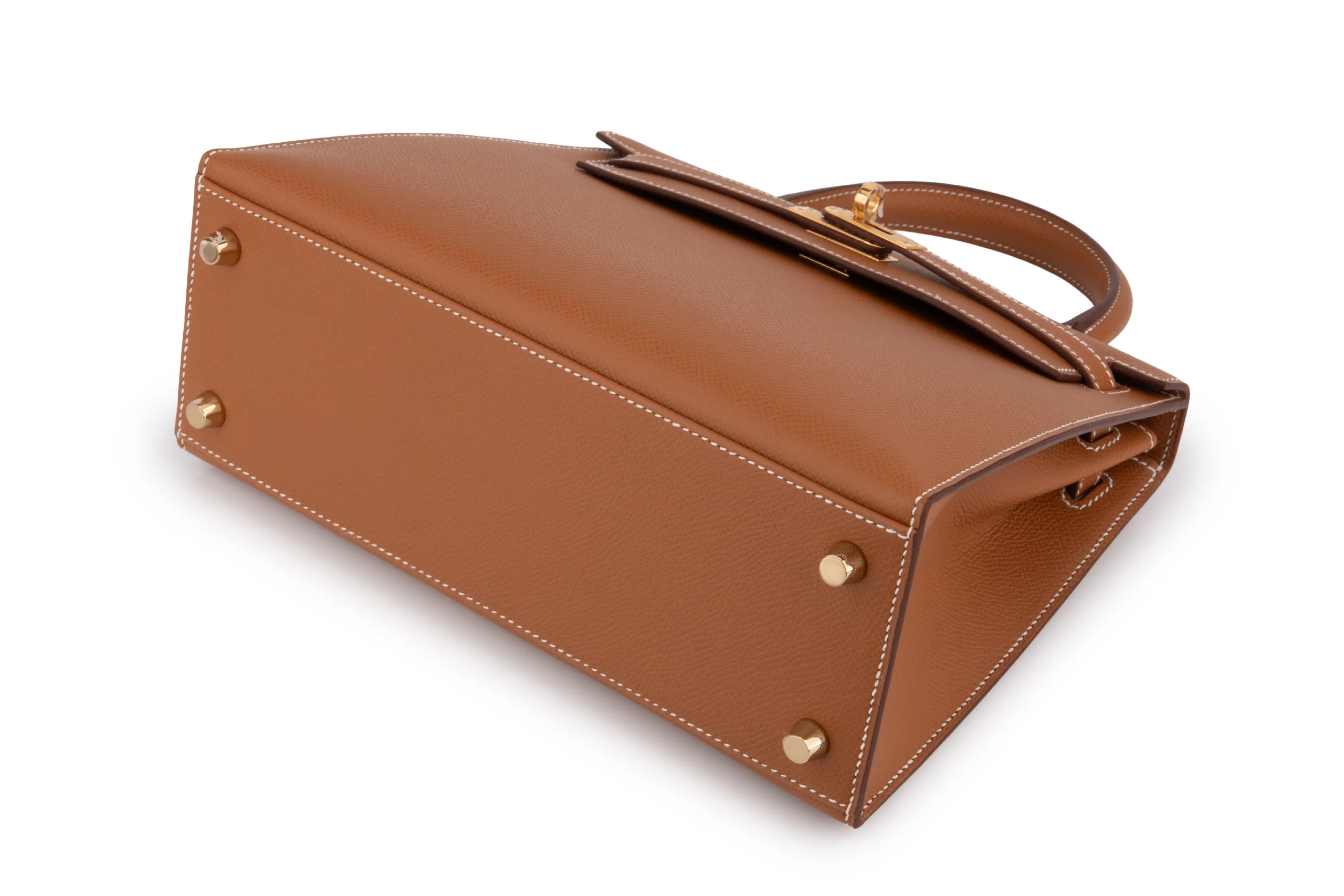 Hermès Kelly 25 			Epsom 	Gold 	GHW - Image 5