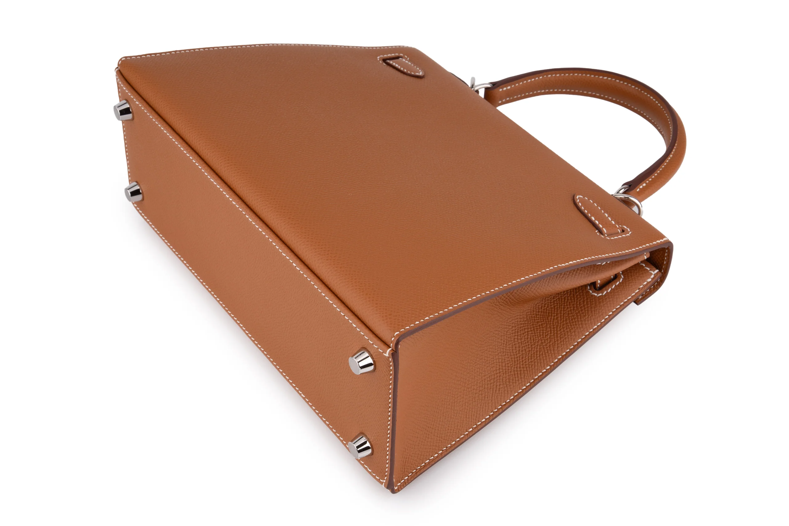 Hermès Kelly 25 Epsom Gold PHW - Image 10