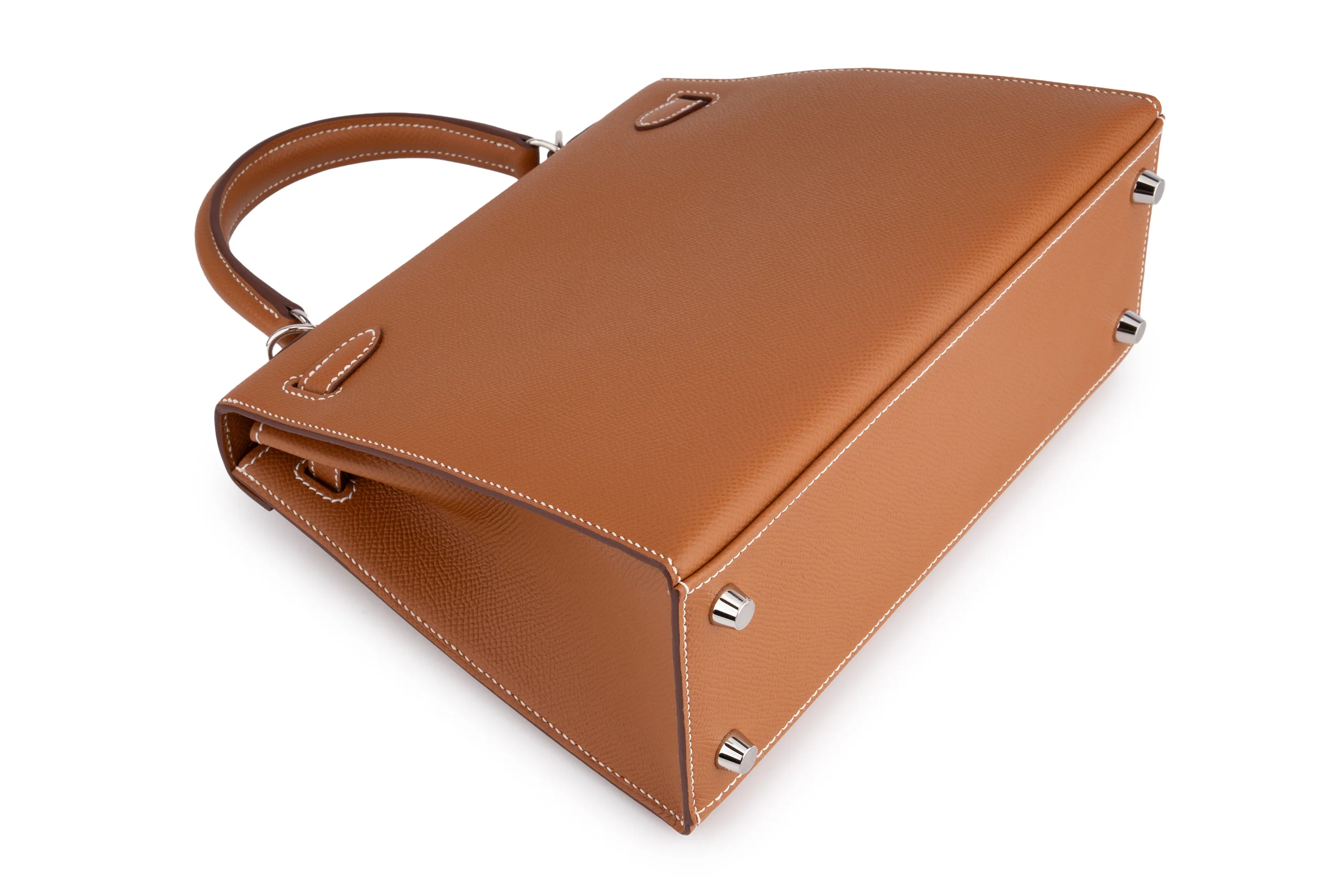 Hermès Kelly 25 Epsom Gold PHW - Image 11