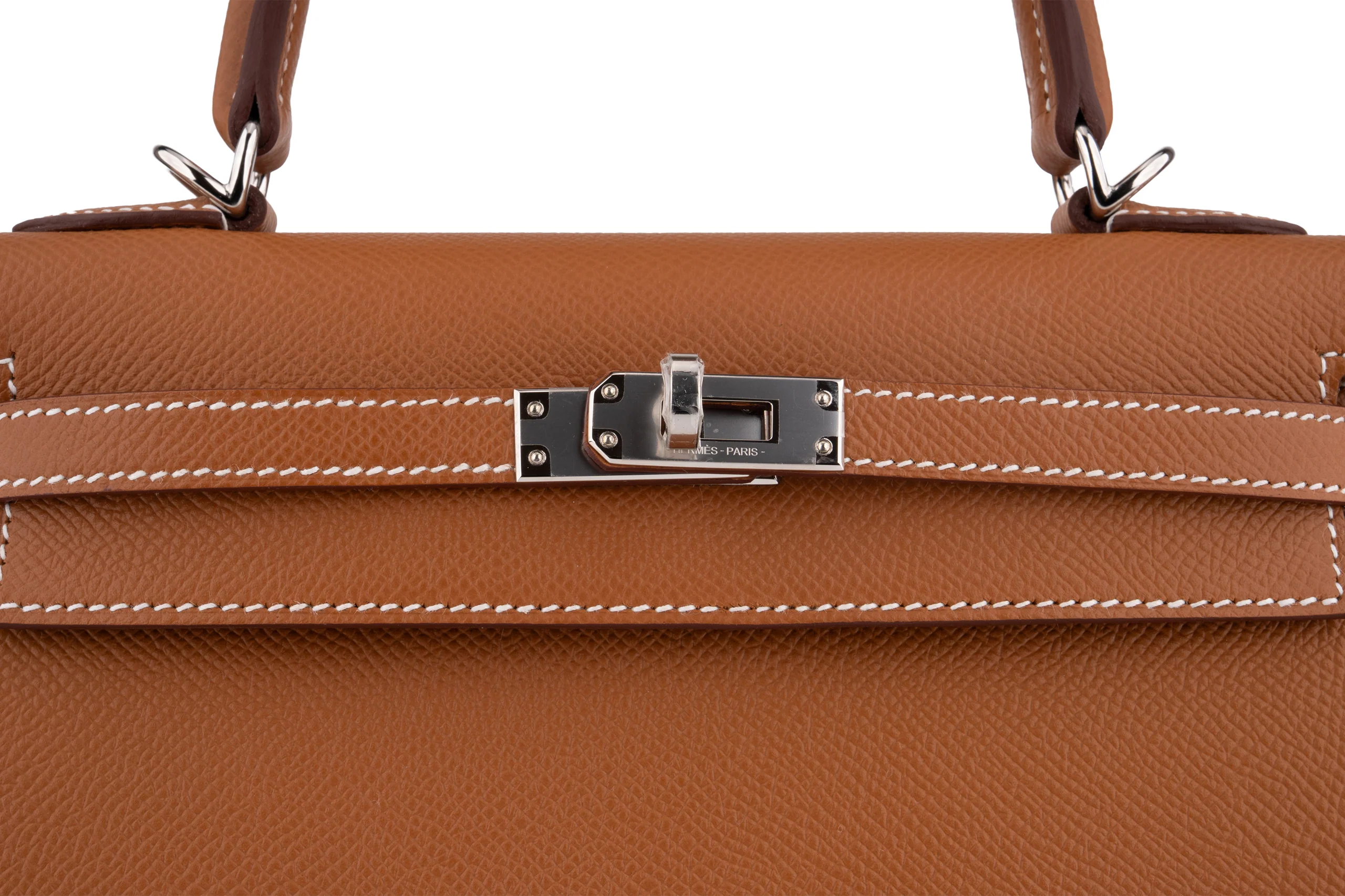Hermès Kelly 25 Epsom Gold PHW - Image 7