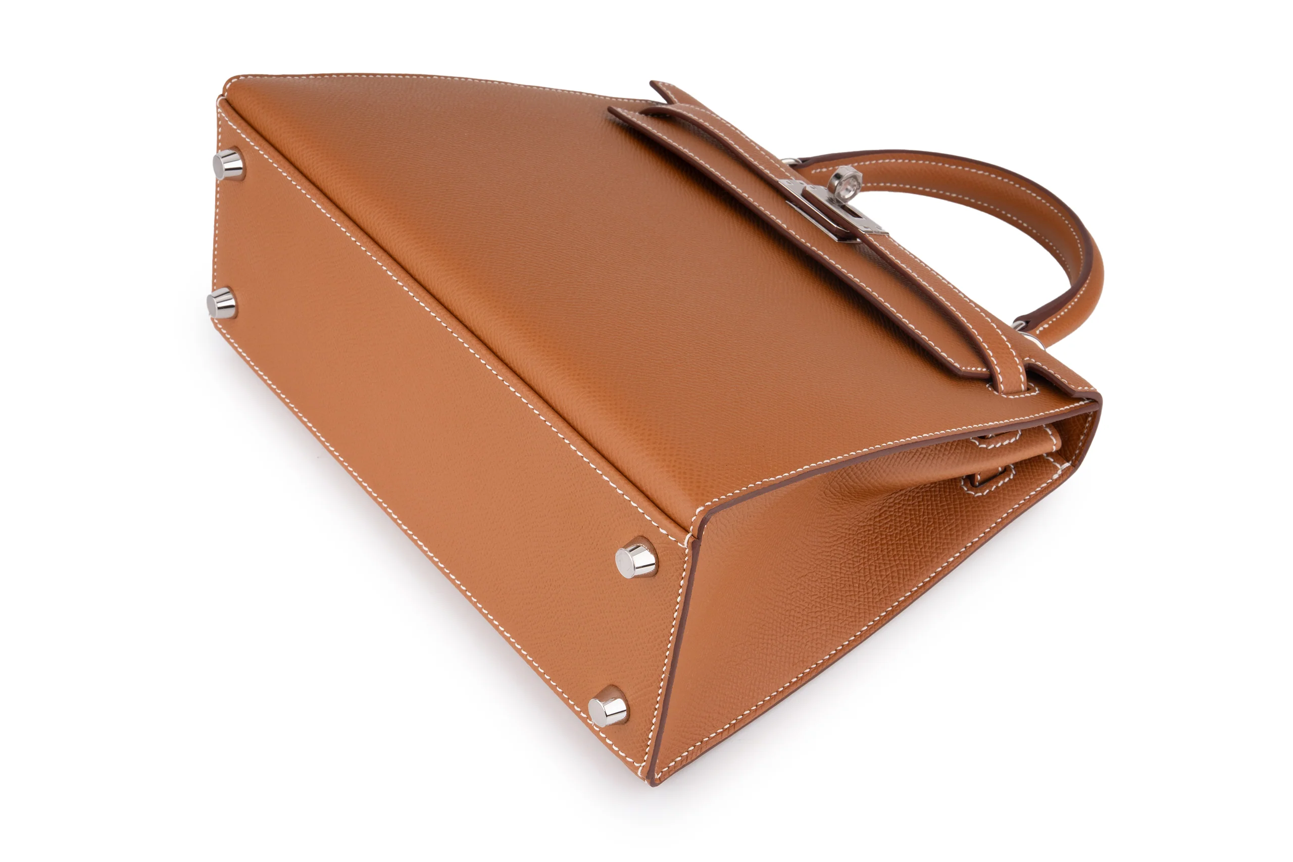 Hermès Kelly 25 Epsom Gold PHW - Image 6