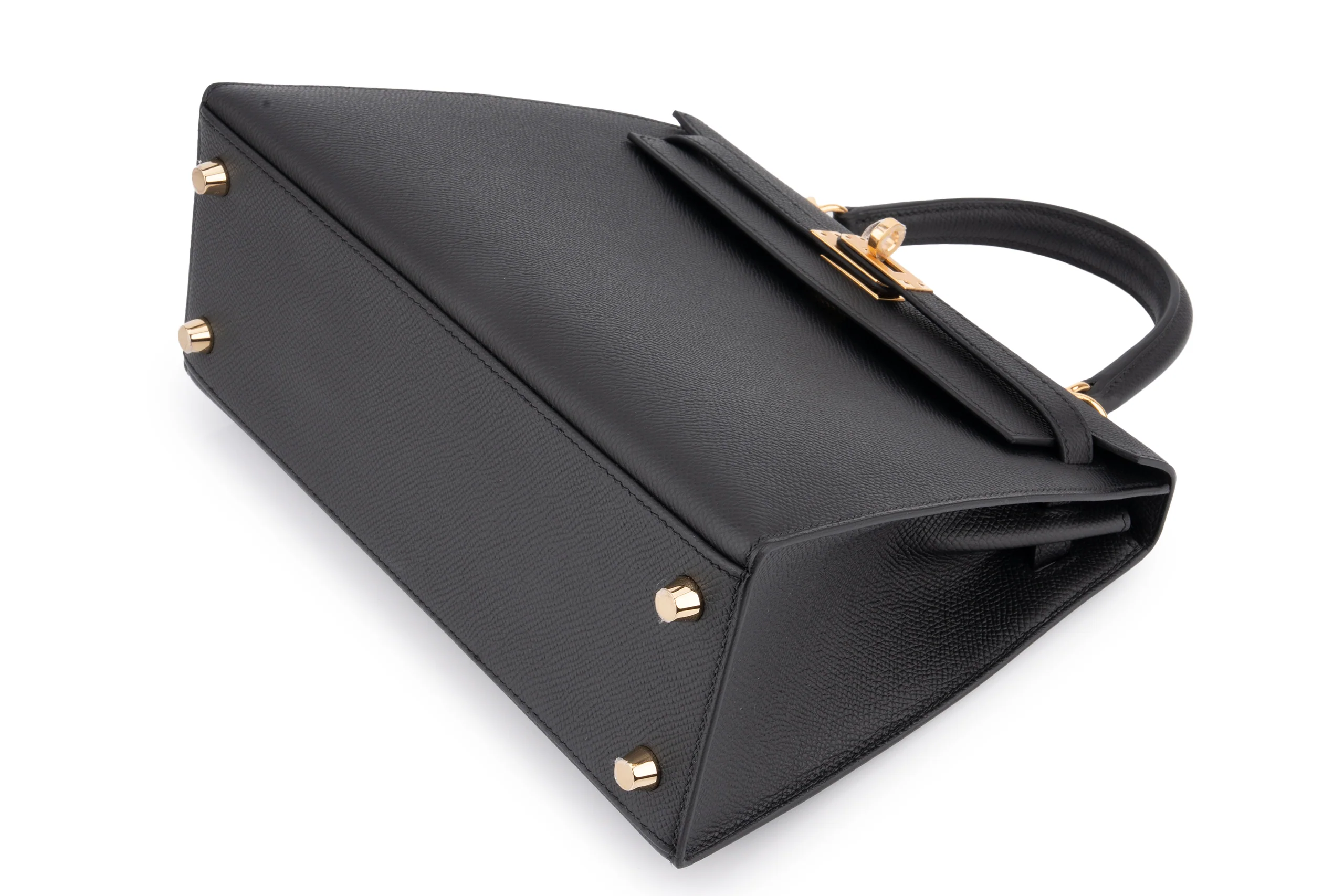 Hermès Kelly 25	Epsom 	Noir	GHW - Image 8
