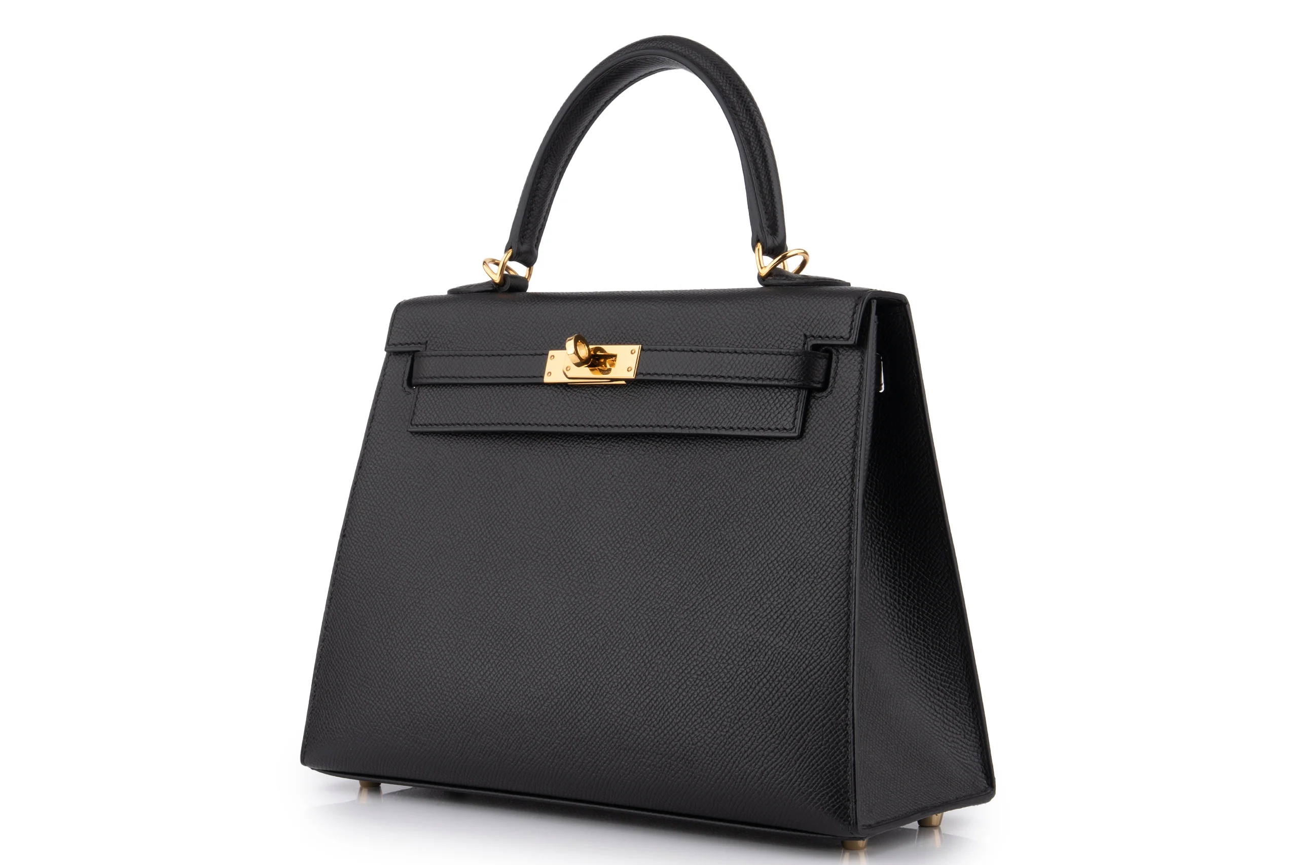 Hermès Kelly 25		Epsom 	Noir	GHW - Image 2