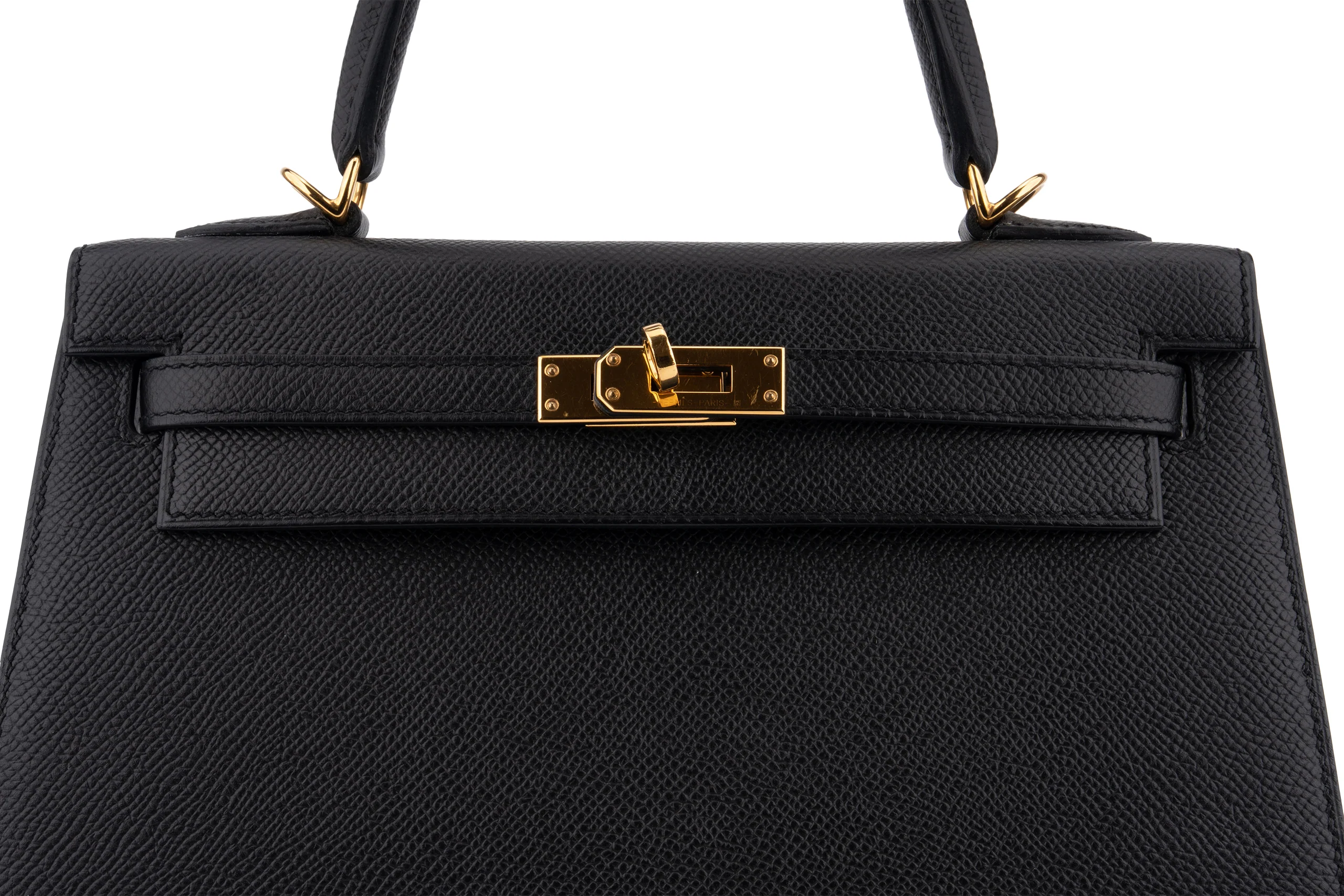 Hermès Kelly 25		Epsom 	Noir	GHW - Image 7
