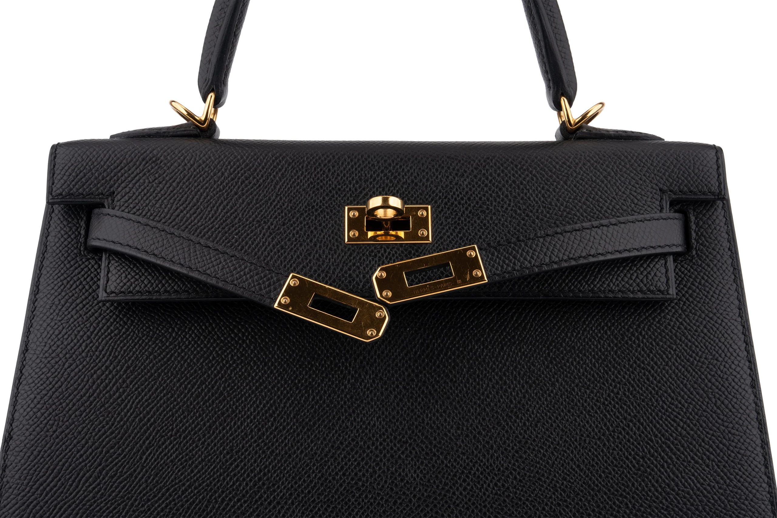 Hermès Kelly 25		Epsom 	Noir	GHW - Image 8