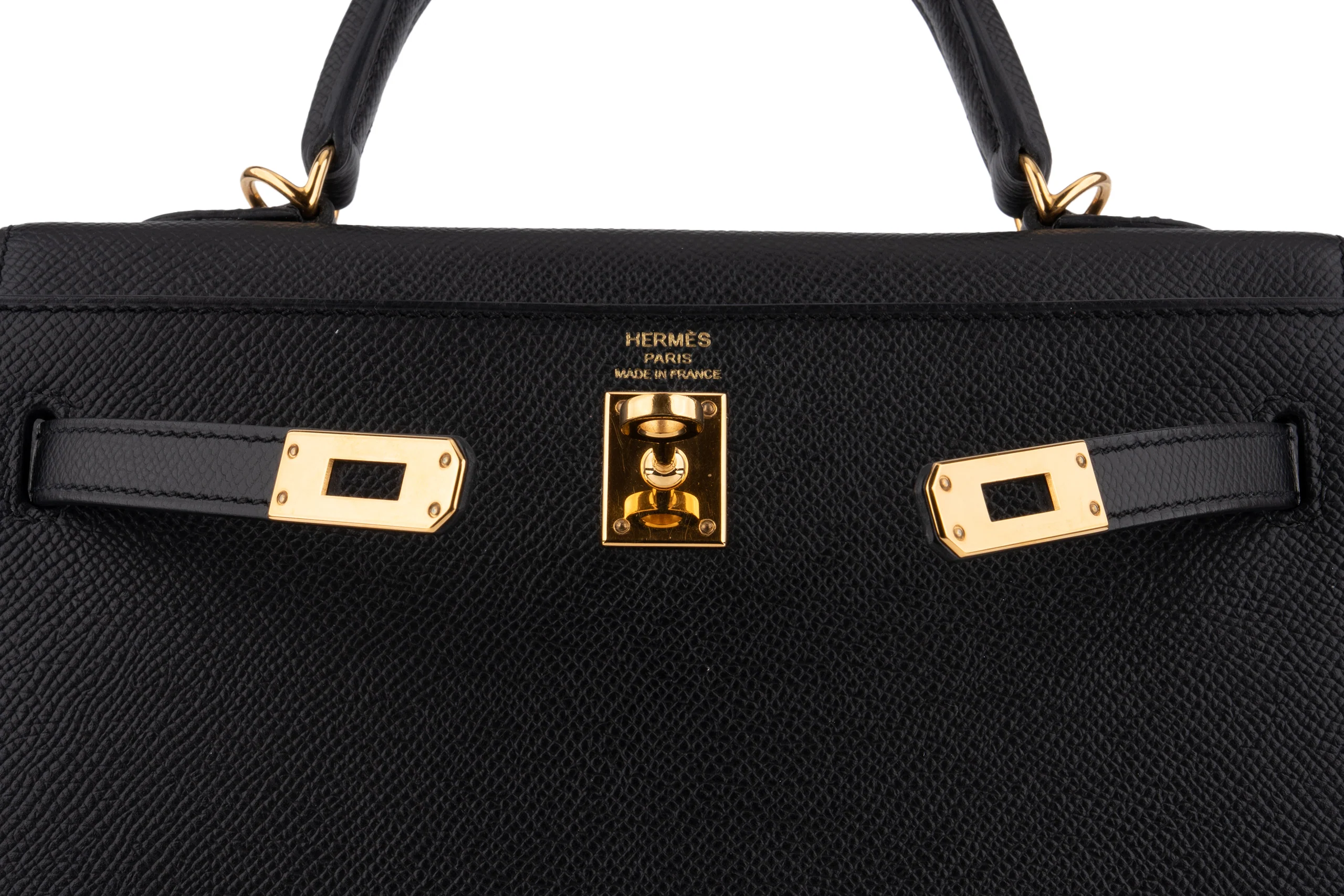 Hermès Kelly 25		Epsom 	Noir	GHW - Image 9