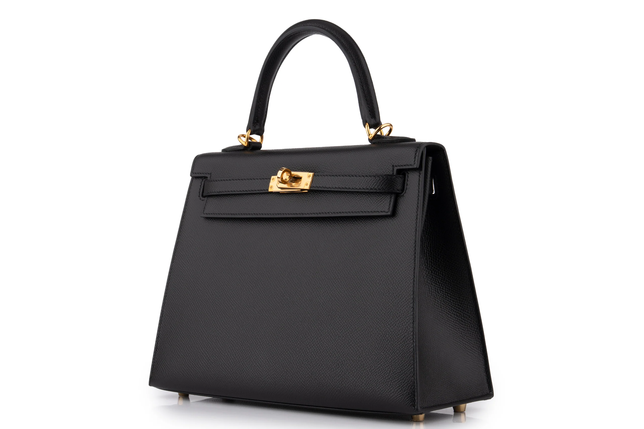 Hermès Kelly 25 Epsom	Noir	GHW - Image 2