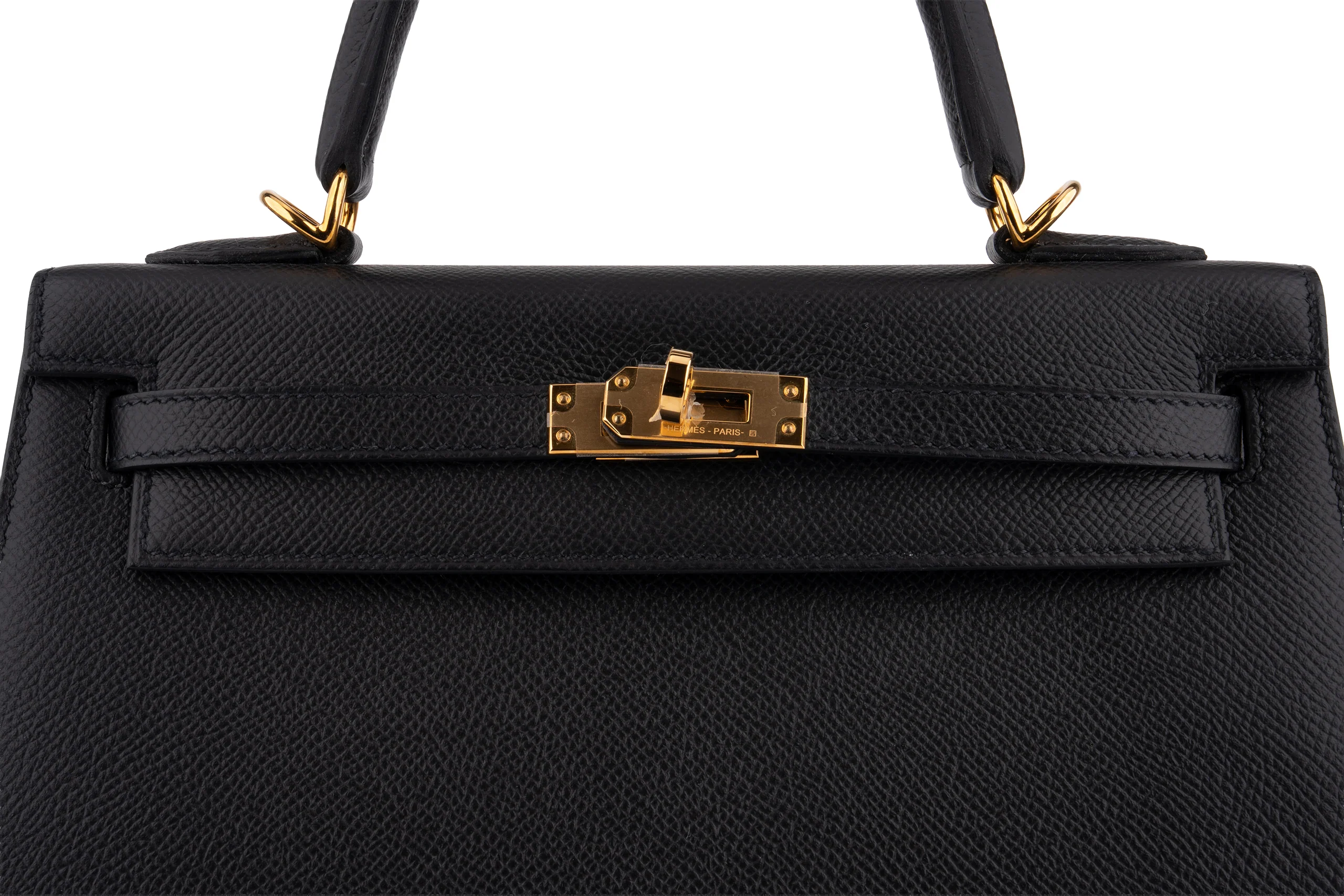 Hermès Kelly 25 Epsom	Noir	GHW - Image 7