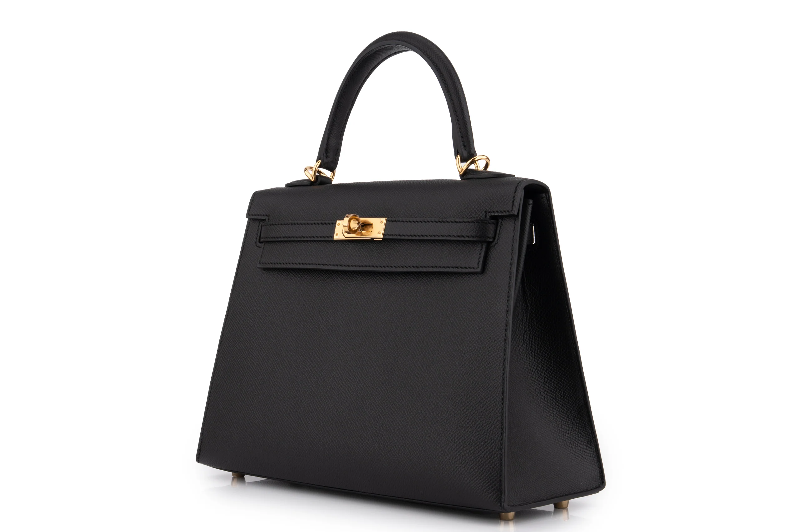 Hermès Kelly 25		Epsom 	Noir	GHW - Image 2