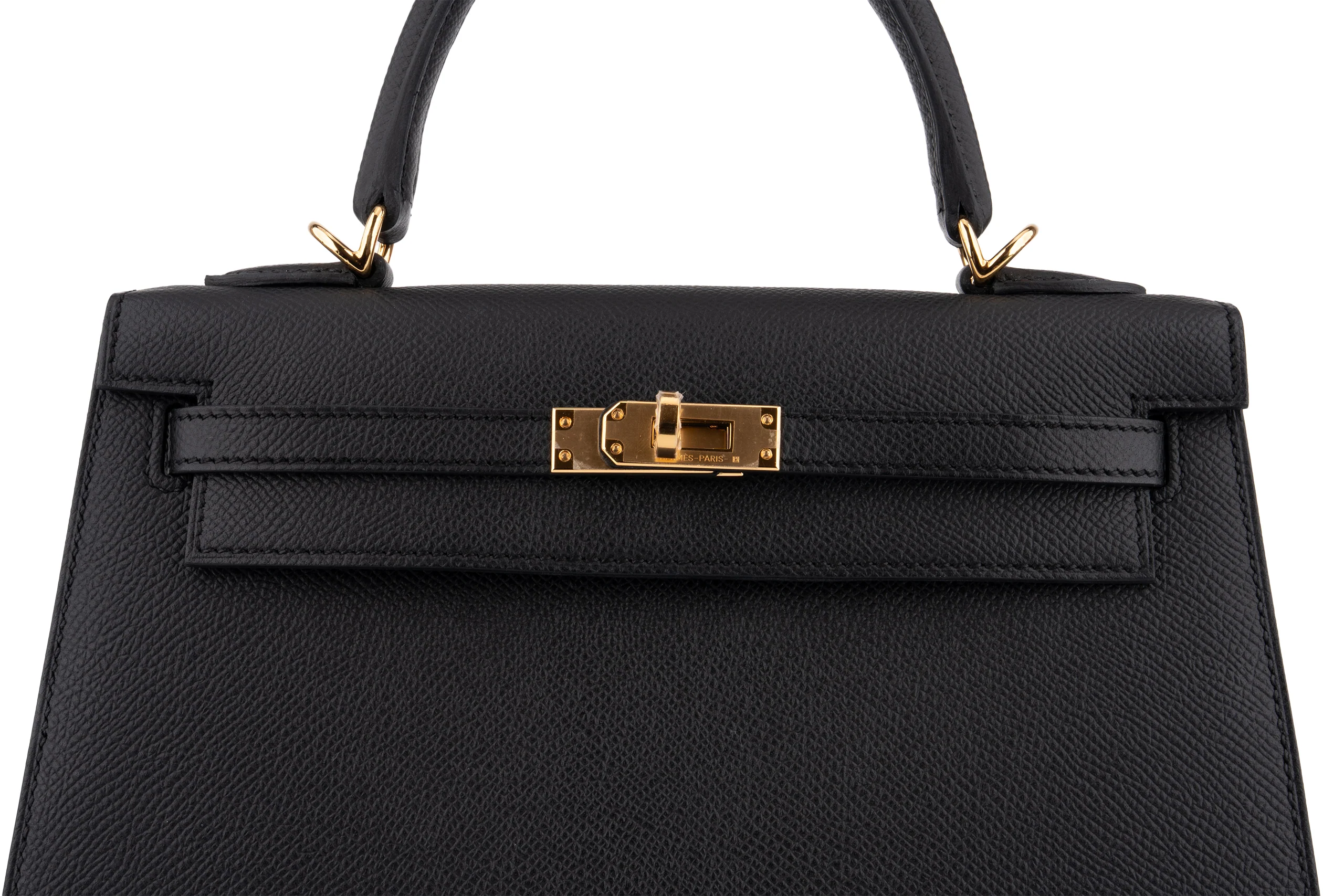 Hermès Kelly 25		Epsom 	Noir	GHW - Image 7