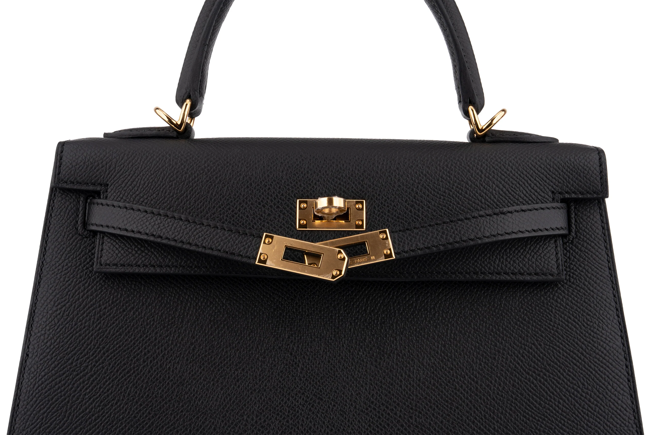 Hermès Kelly 25		Epsom 	Noir	GHW - Image 8
