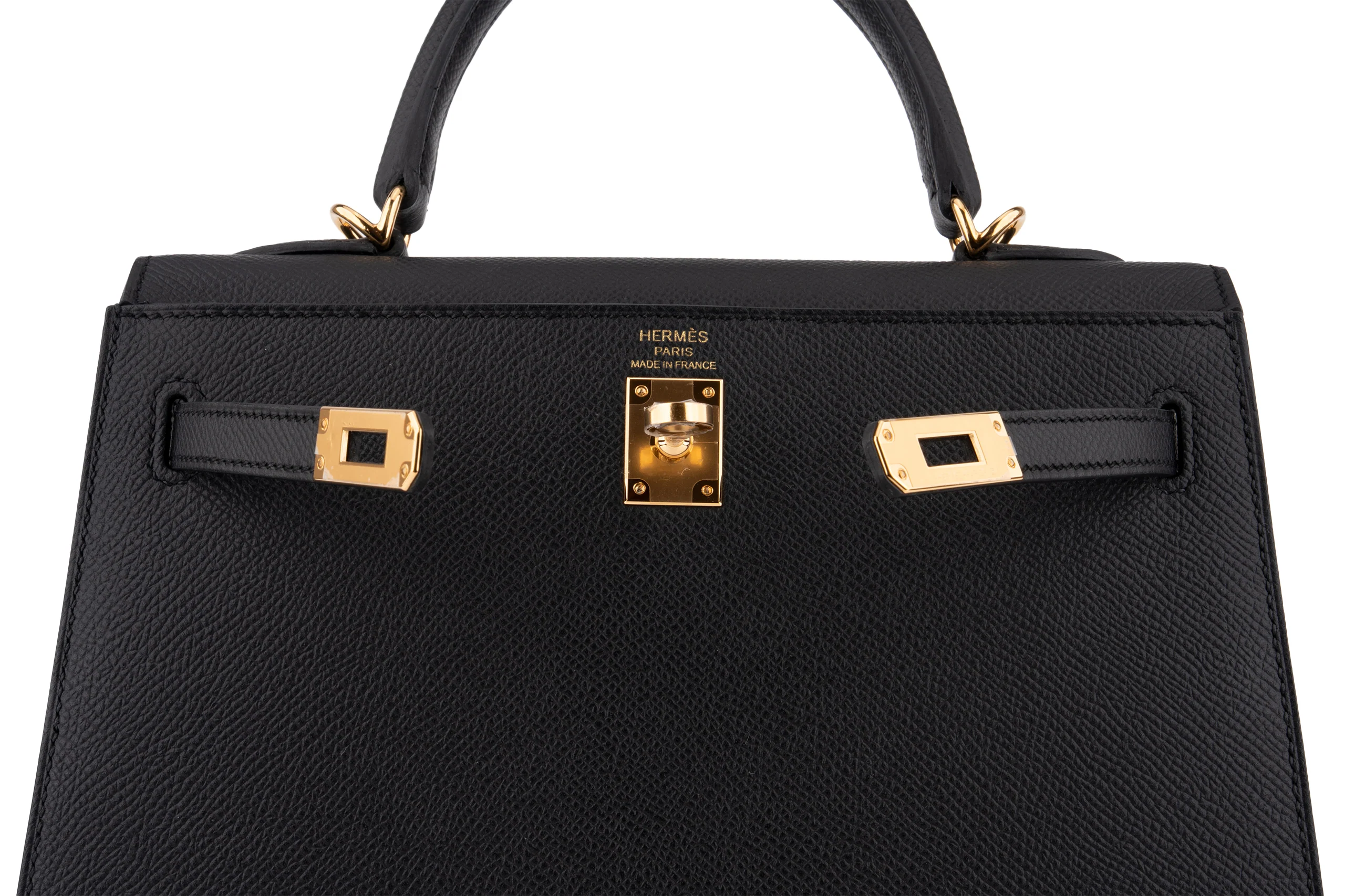 Hermès Kelly 25		Epsom 	Noir	GHW - Image 9