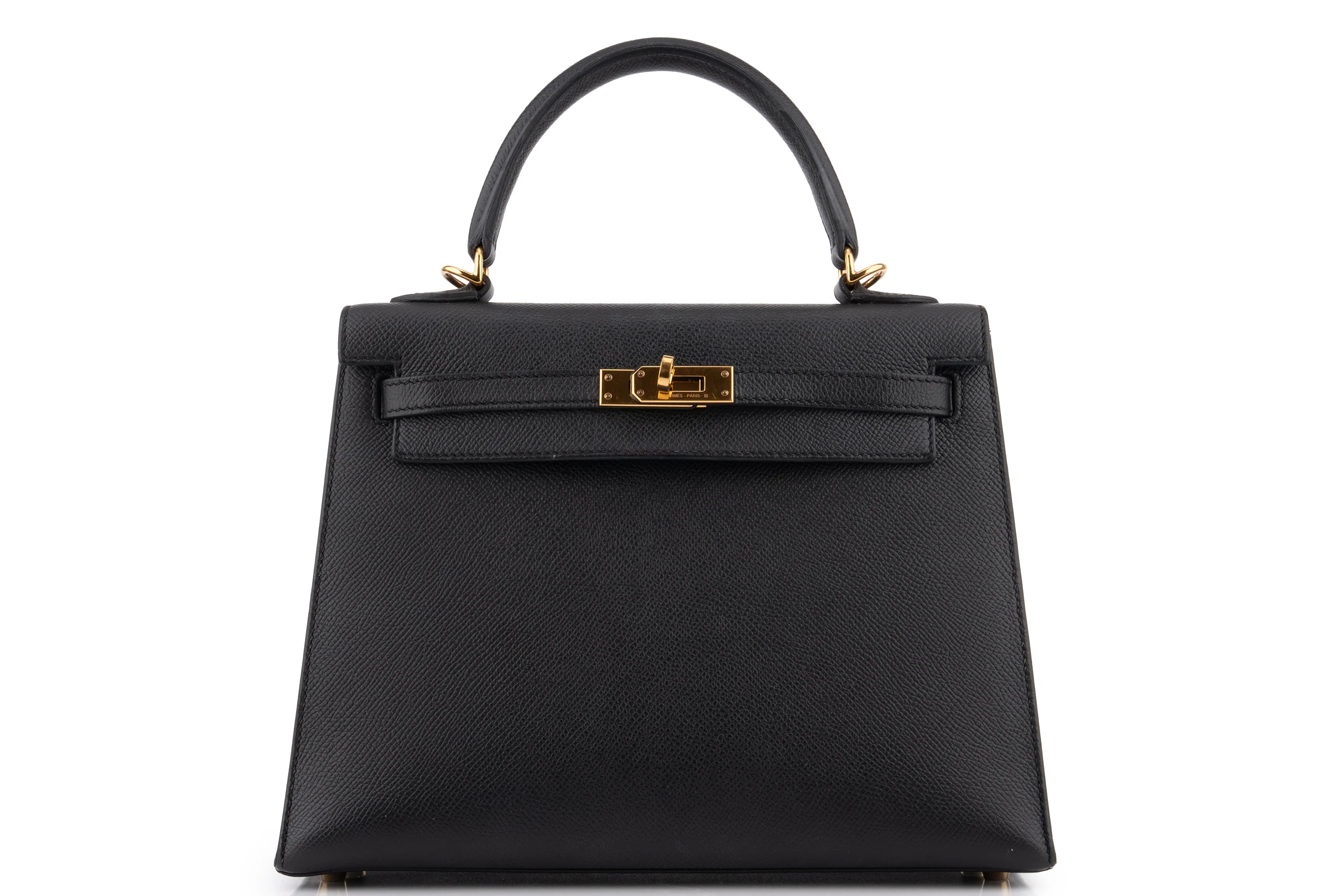 Hermès Kelly 25		Epsom 	Noir	GHW
