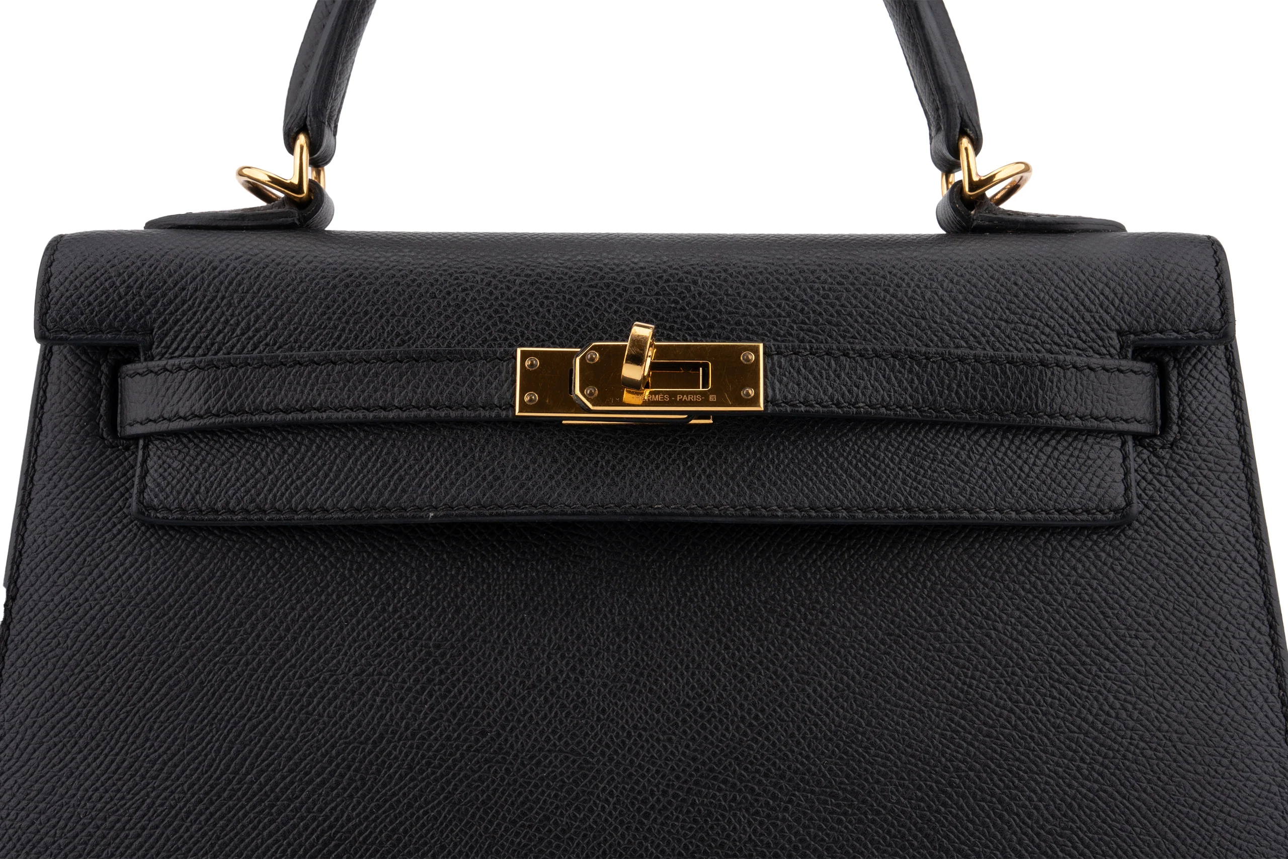 Hermès Kelly 25		Epsom 	Noir	GHW - Image 7