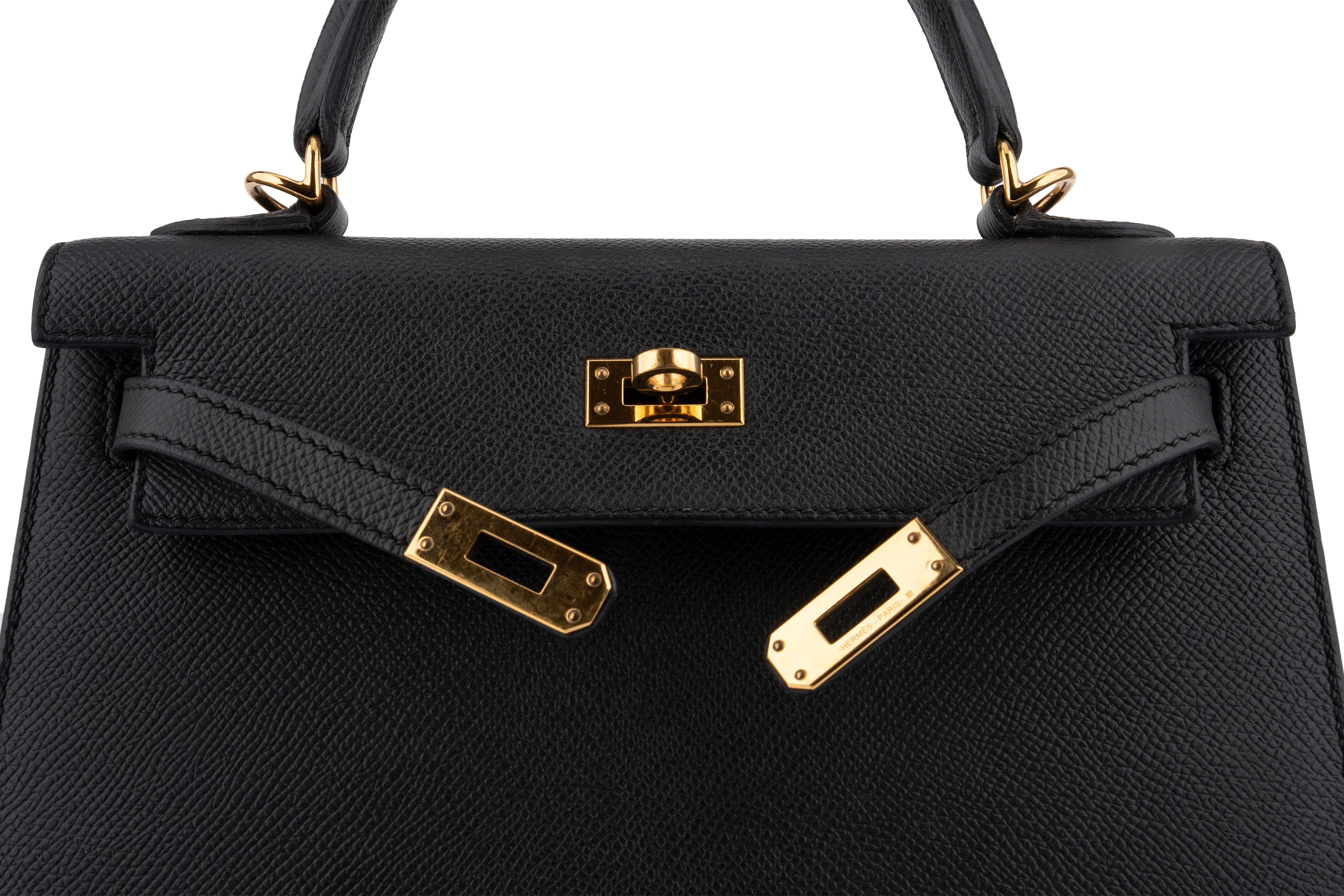 Hermès Kelly 25		Epsom 	Noir	GHW - Image 8