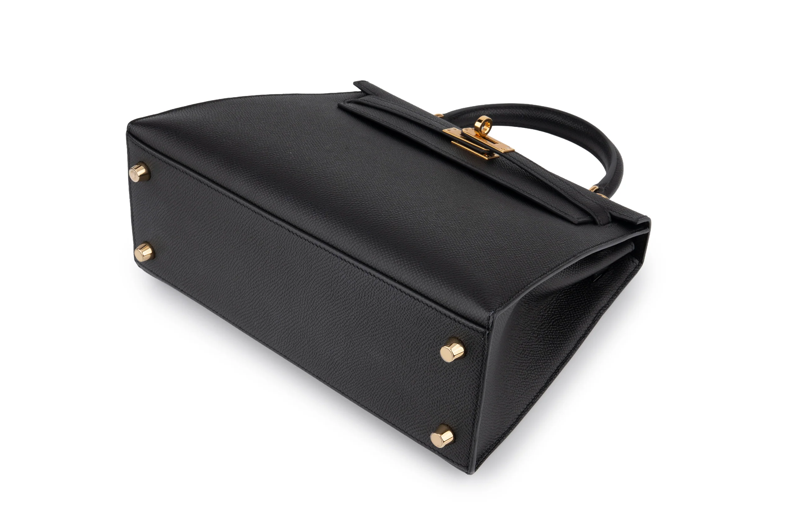 Hermès Kelly 25	Epsom 	Noir 	GHW - Image 11