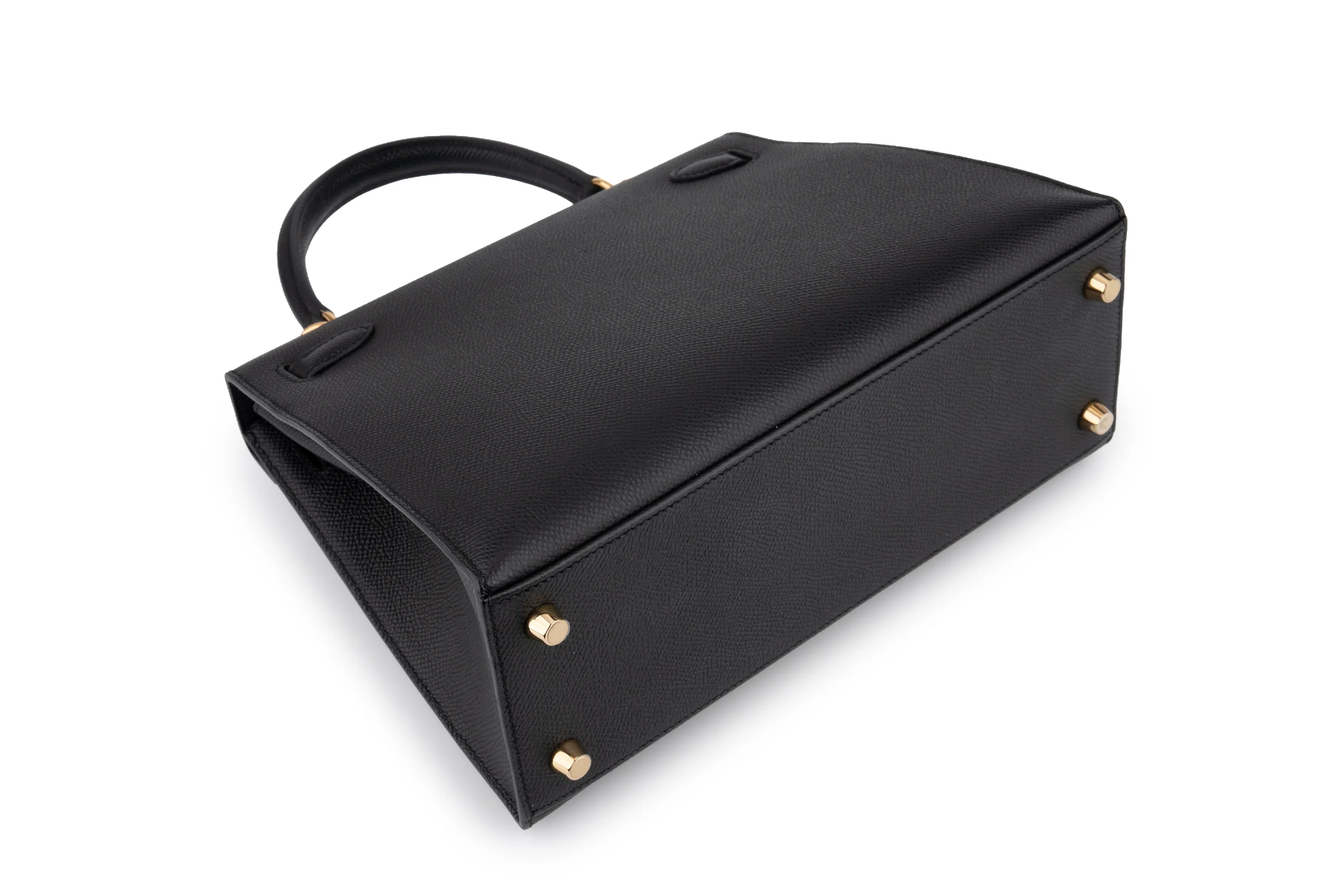 Hermès Kelly 25	Epsom 	Noir 	GHW - Image 14