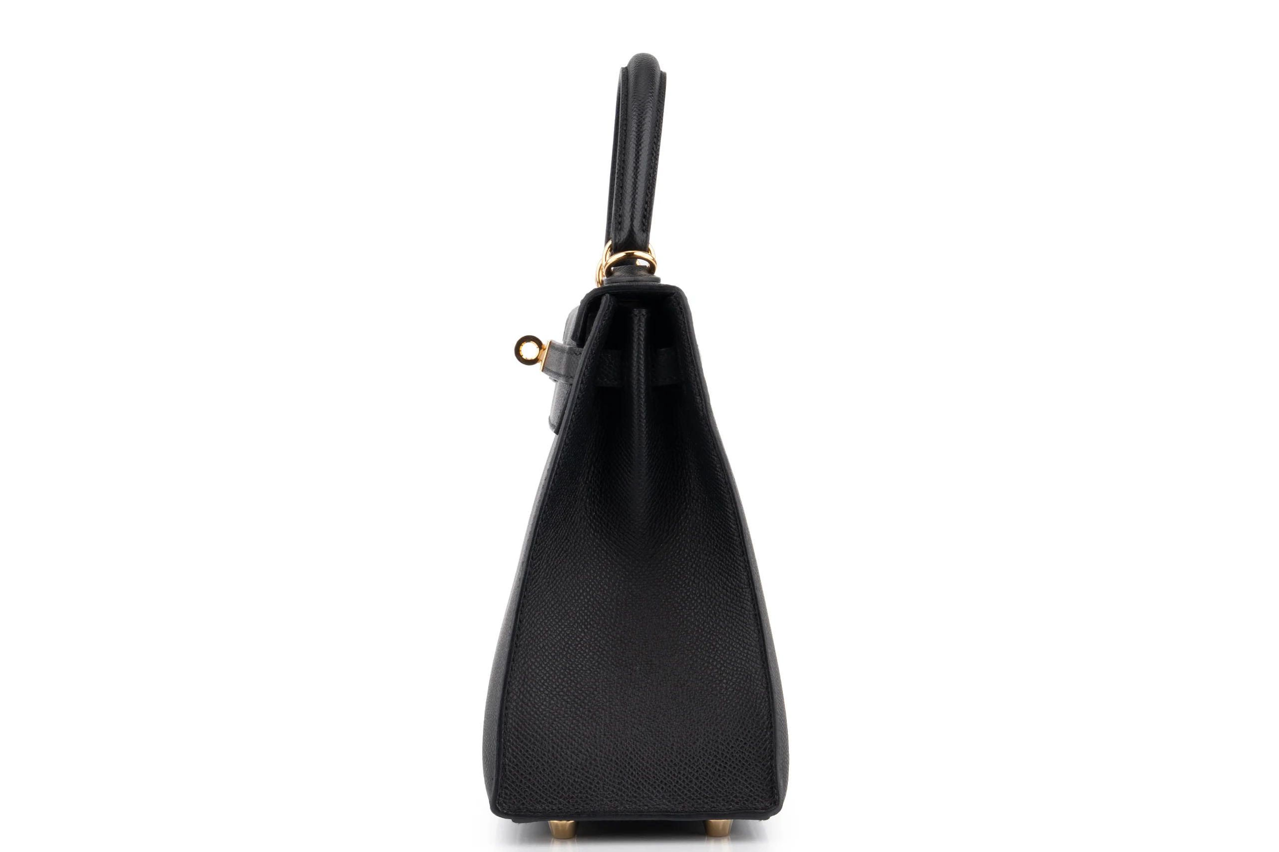 Hermès Kelly 25	Epsom 	Noir 	GHW - Image 3