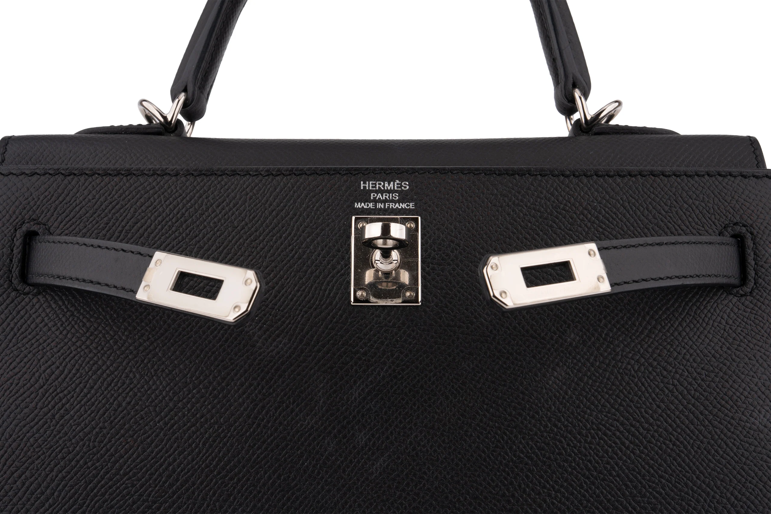 Hermès Kelly 25		Epsom	Noir	PHW - Image 9