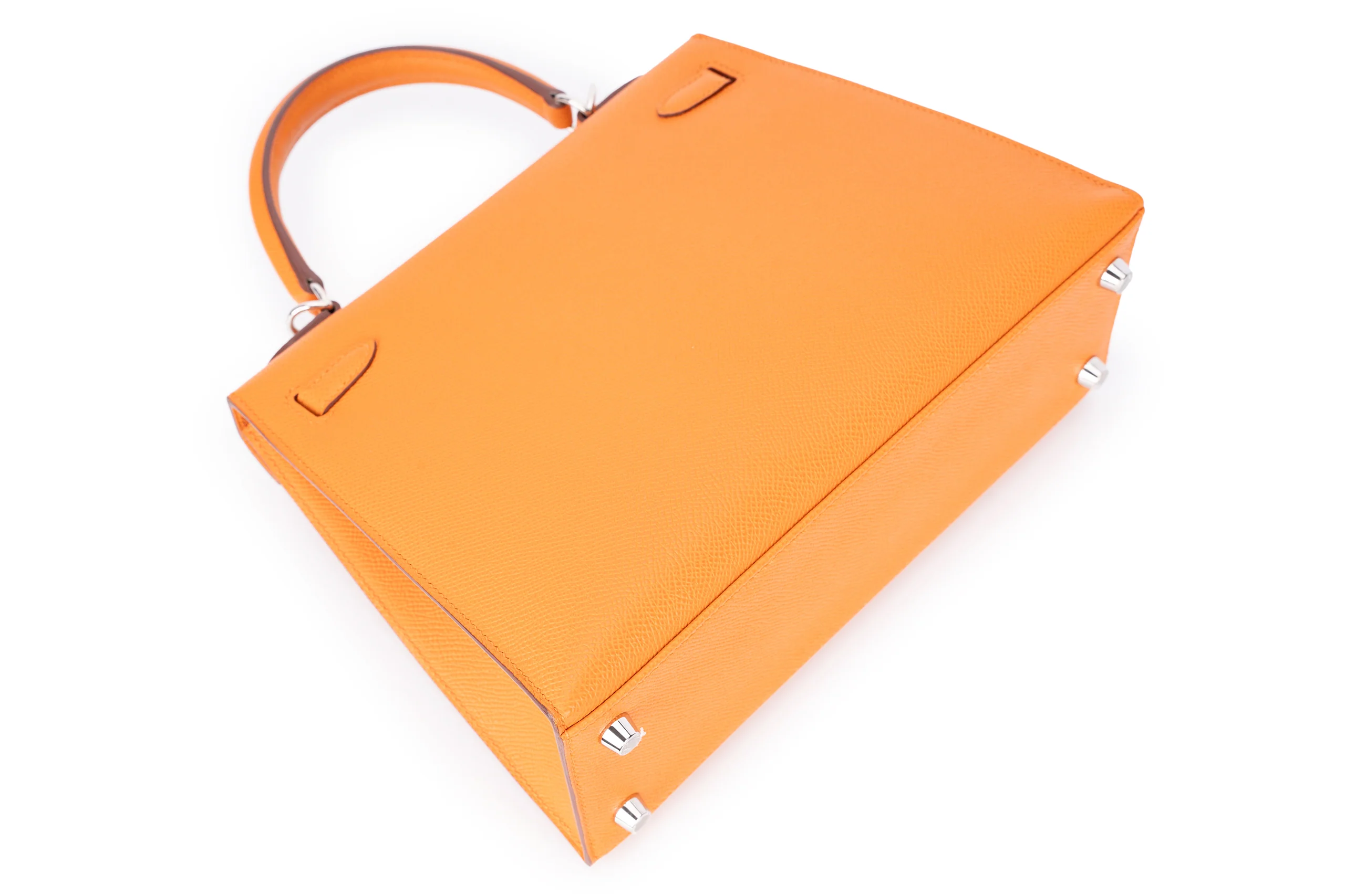 Hermès Kelly 25 Epsom Orange PHW - Image 14