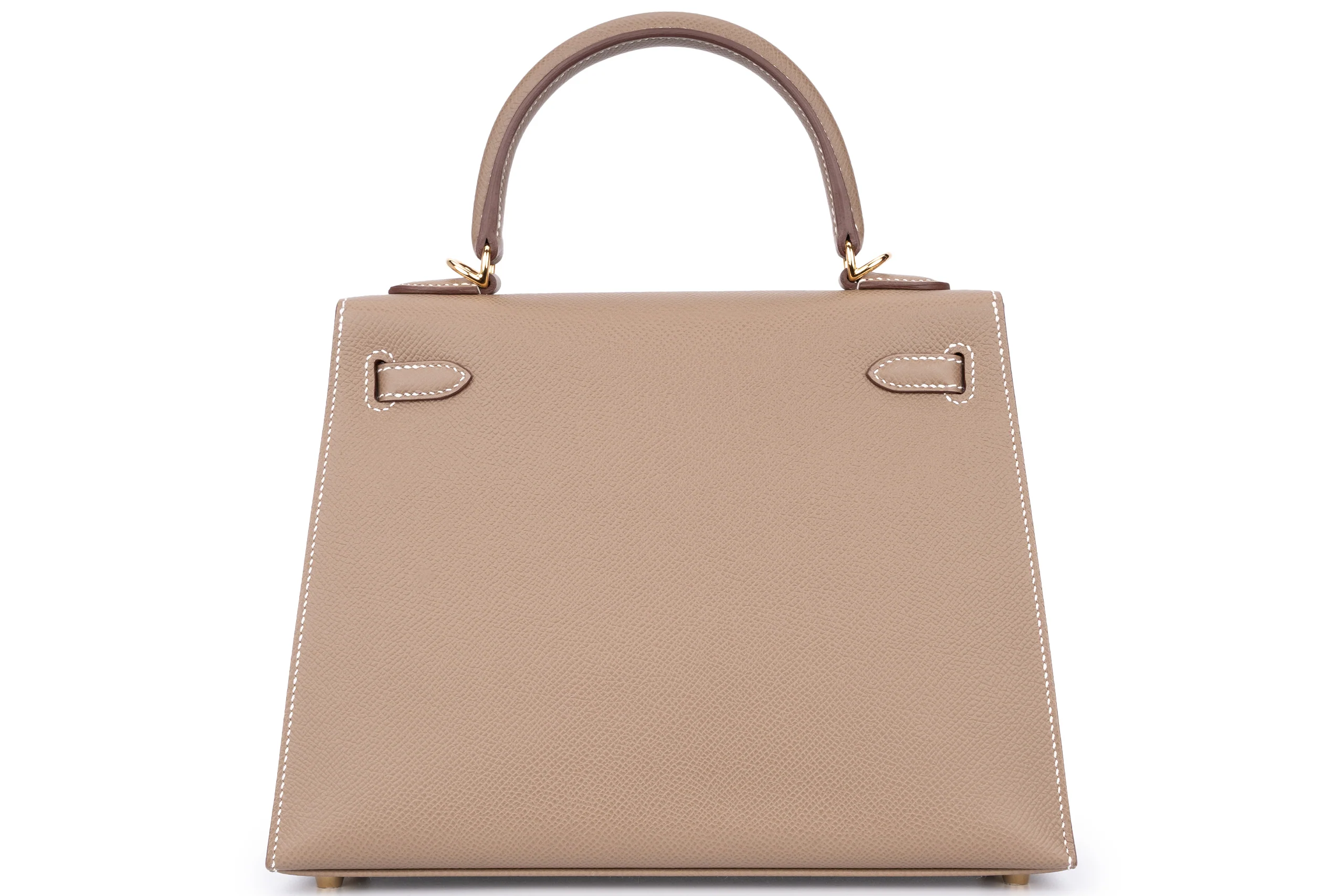 Hermès Kelly 25 Etoupe Epsom Sellier Gold Hardware - Image 4