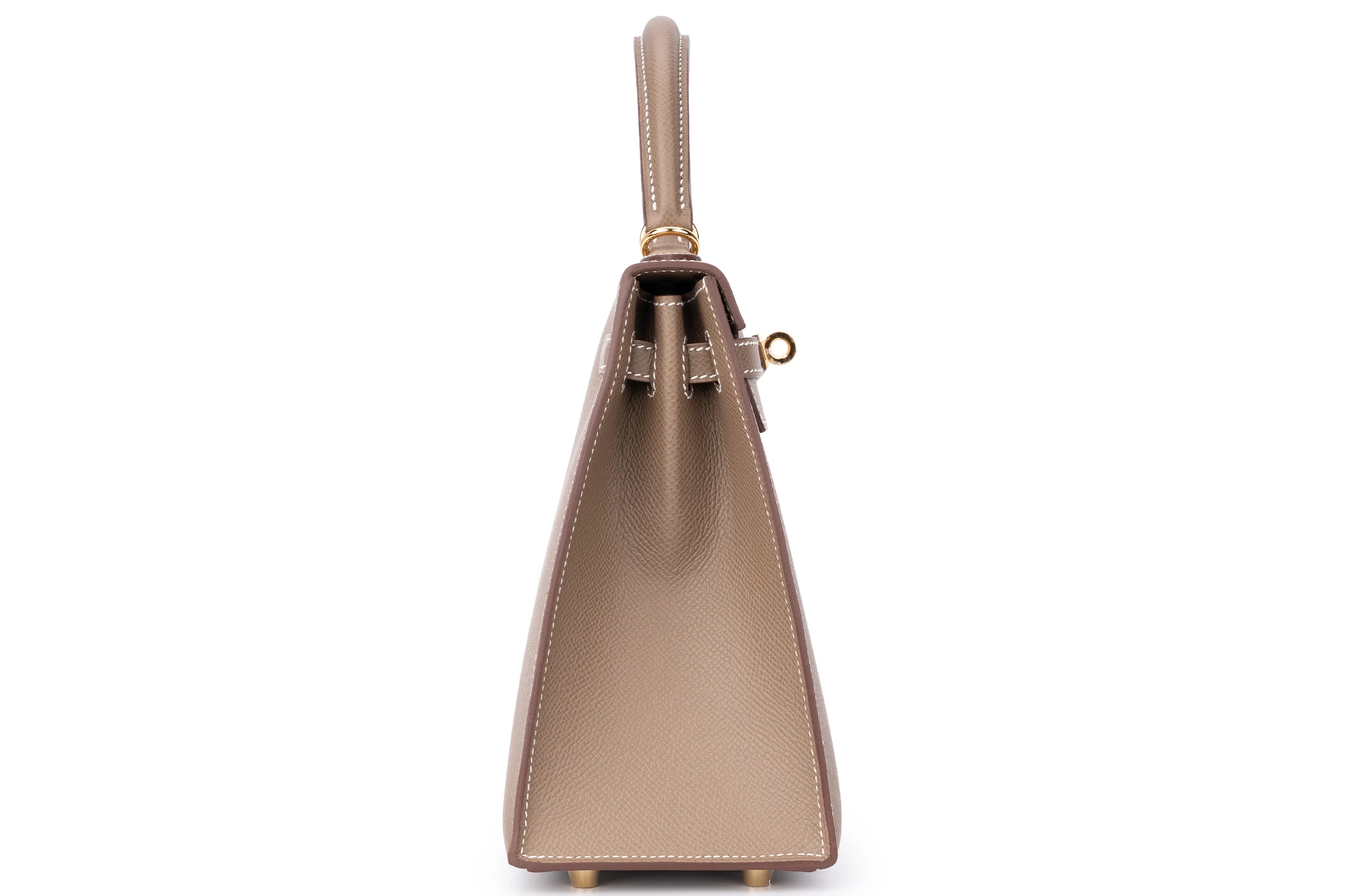 Hermès Kelly 25 Etoupe Epsom Sellier Gold Hardware - Image 5