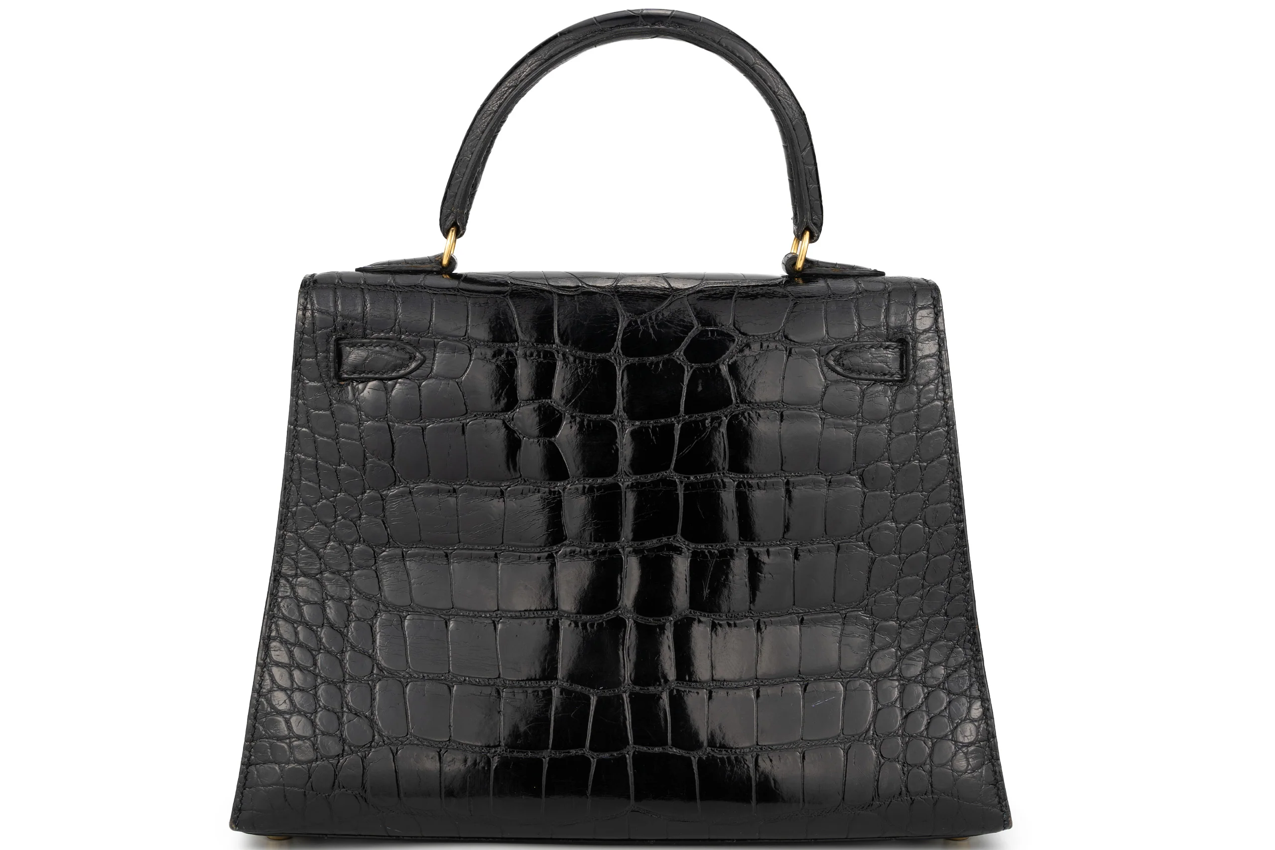 Hermès Kelly 25 Exotic Alligator Black GHW - Image 5