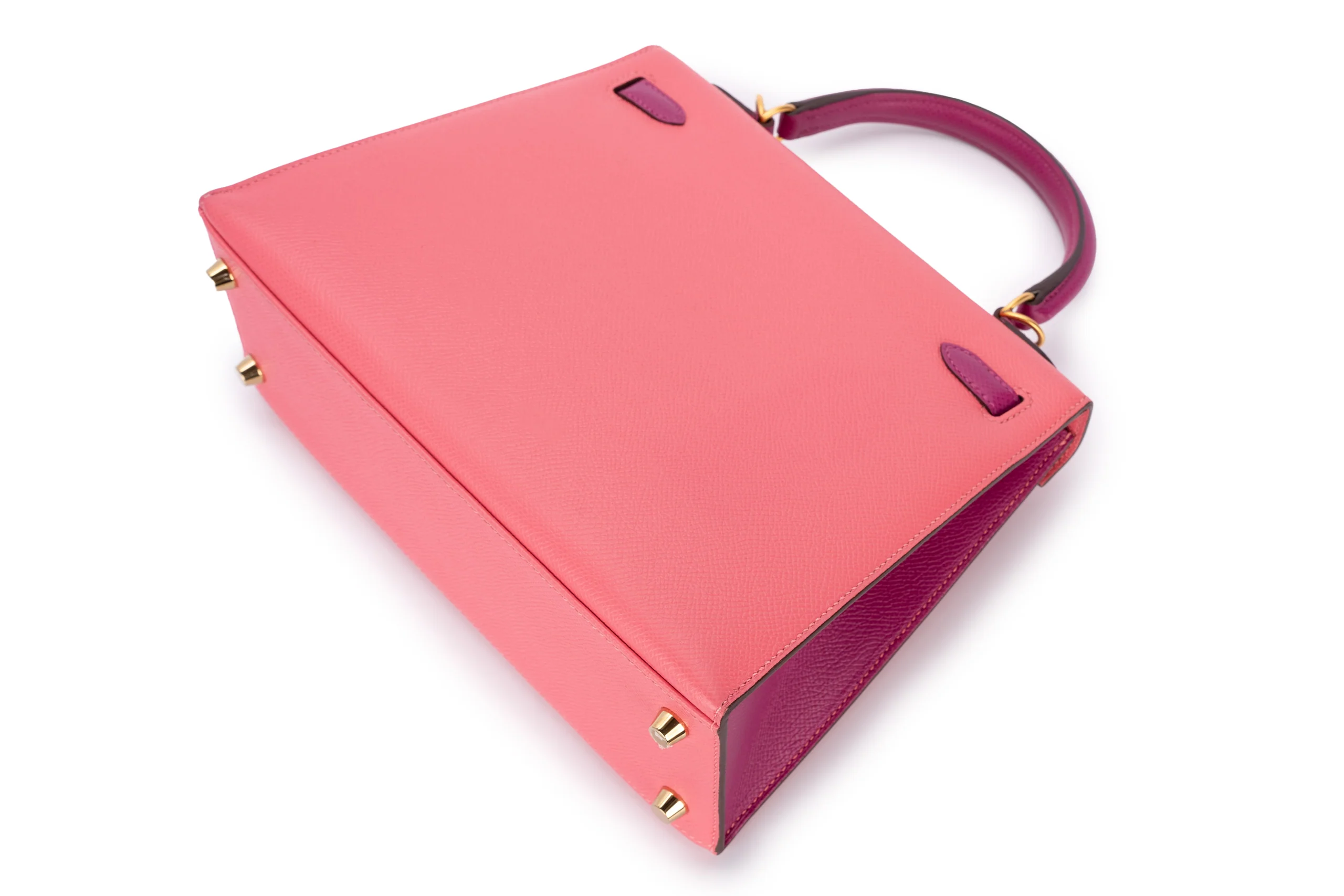 Hermès Kelly 25 Hss Epsom Rose Azalee/ Anemone BGHW - Image 15