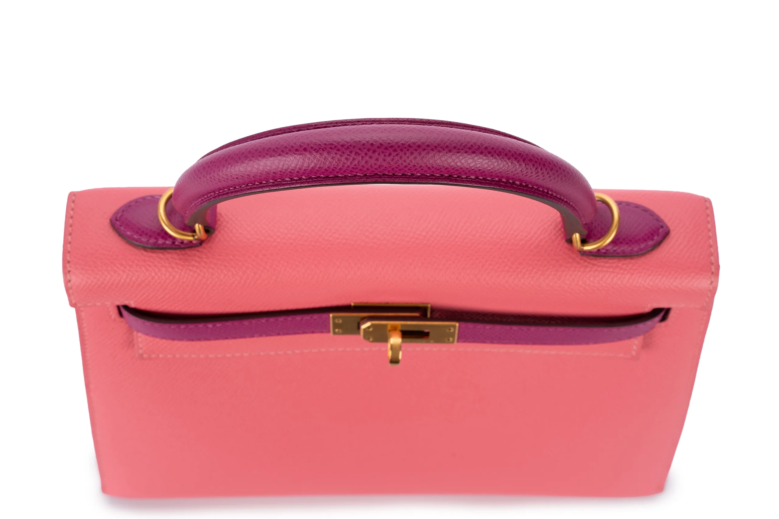 Hermès Kelly 25 Hss Epsom Rose Azalee/ Anemone BGHW - Image 16