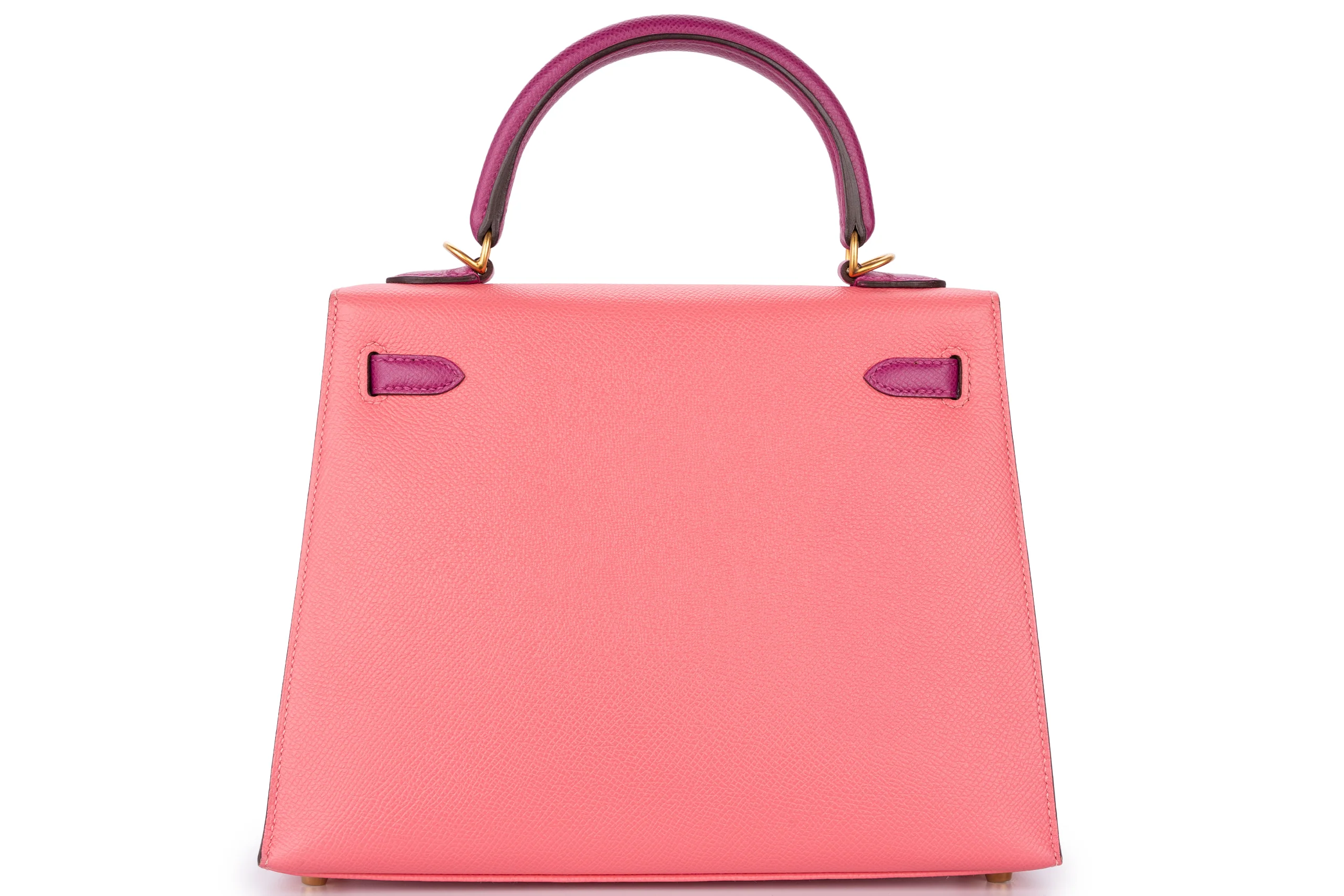 Hermès Kelly 25 Hss Epsom Rose Azalee/ Anemone BGHW - Image 4