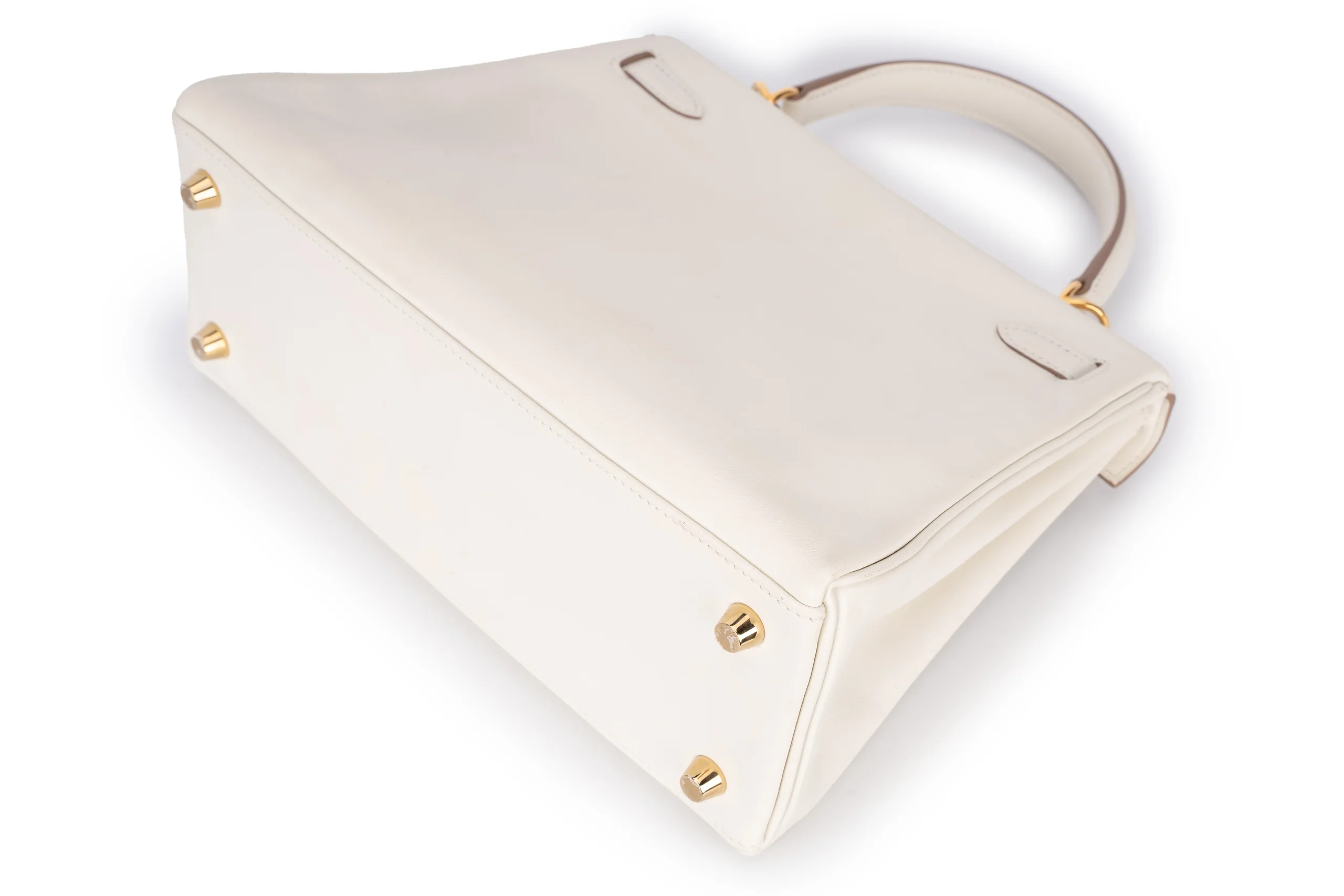 Hermès Kelly 25 Retourne Swift Mushroom GHW - Image 15