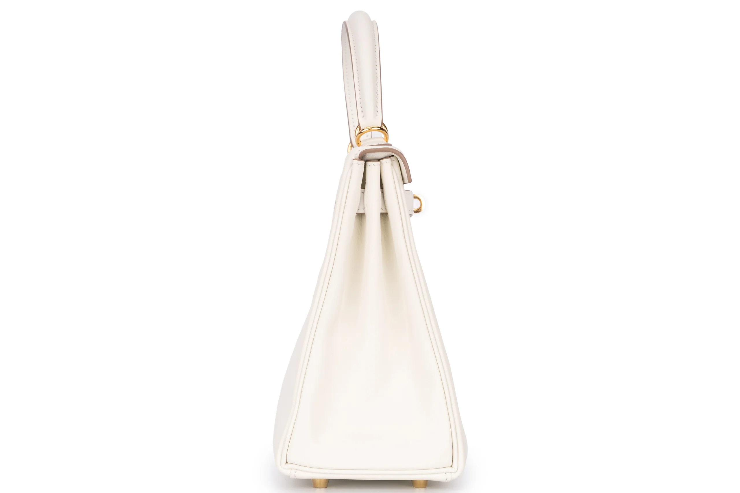 Hermès Kelly 25 Retourne Swift Mushroom GHW - Image 5
