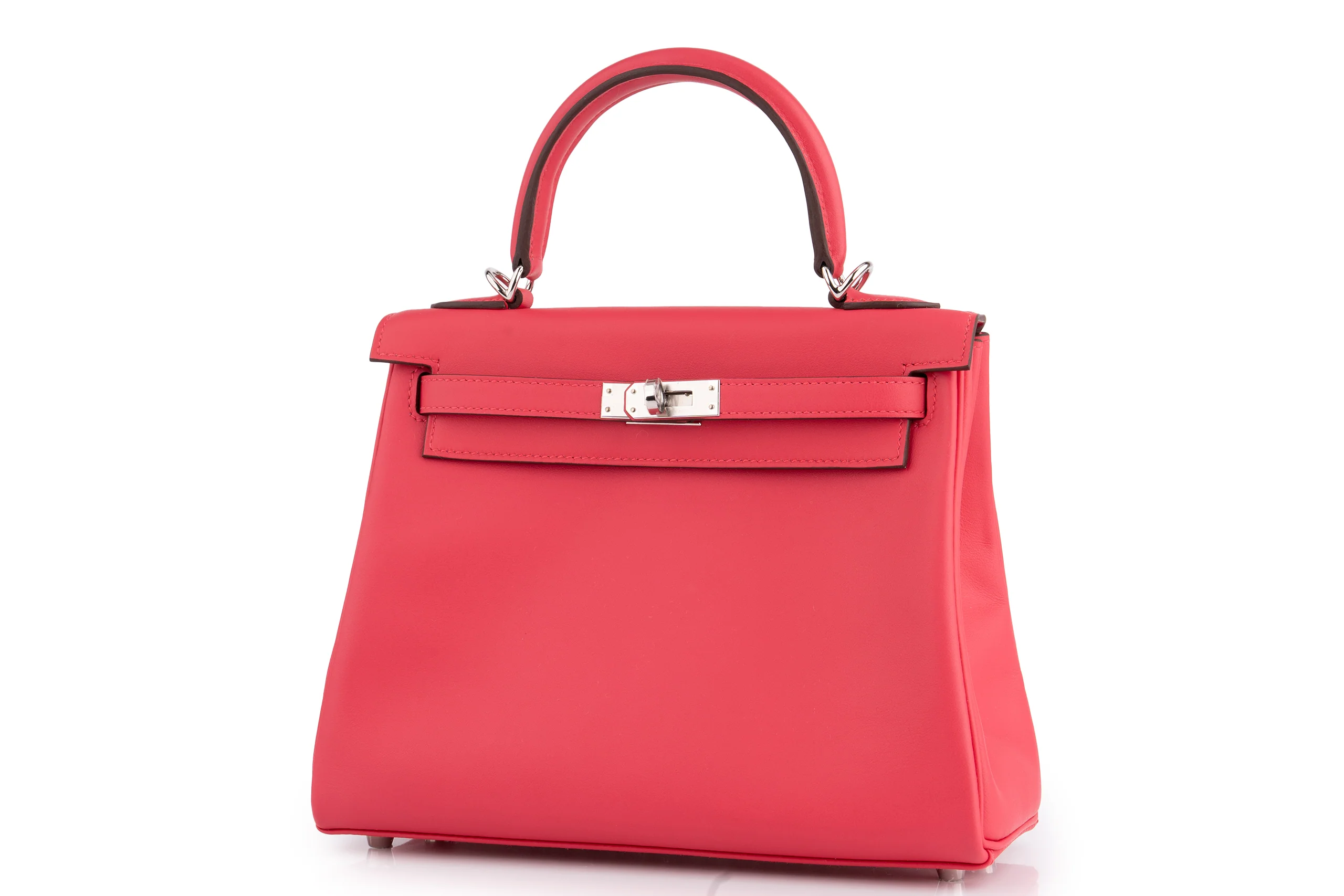Hermès Kelly 25	Retourne	Swift	Rose Extreme	PHW - Image 2