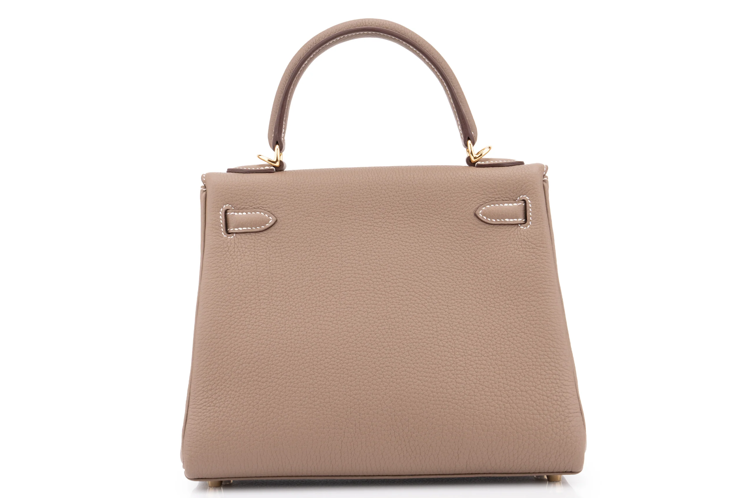 Hermès Kelly 25	Retourne	Togo	Etoupe	GHW - Image 4