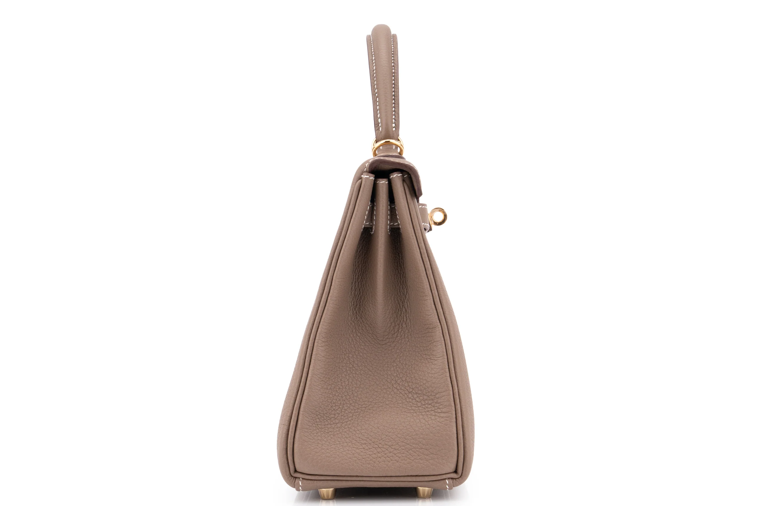 Hermès Kelly 25	Retourne	Togo	Etoupe	GHW - Image 5