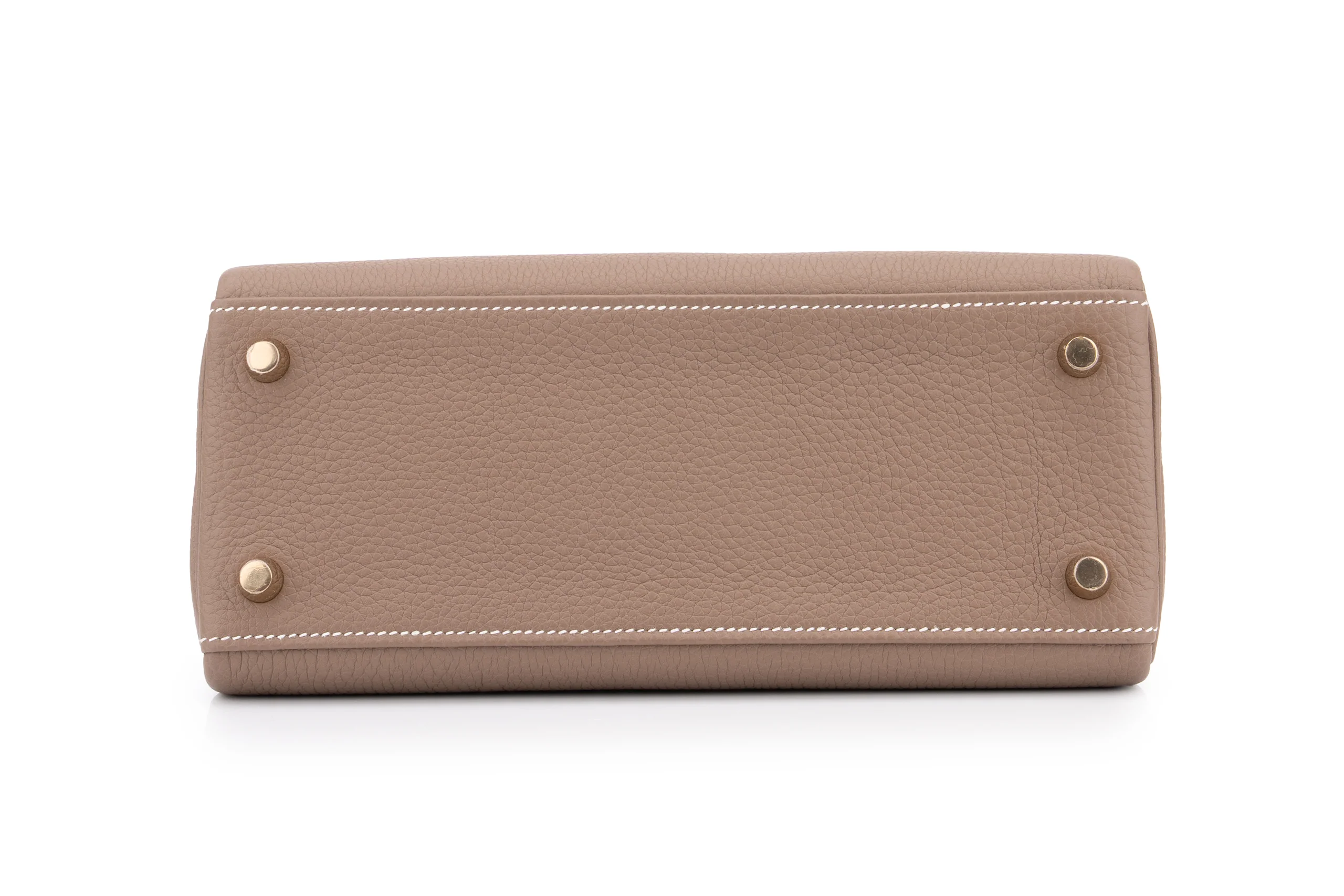 Hermès Kelly 25	Retourne	Togo	Etoupe	GHW - Image 6
